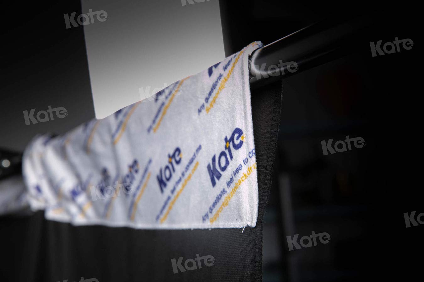 Kate 6Ft  9Ft Solid Black Backdrop Portrait Background For Photography Studio