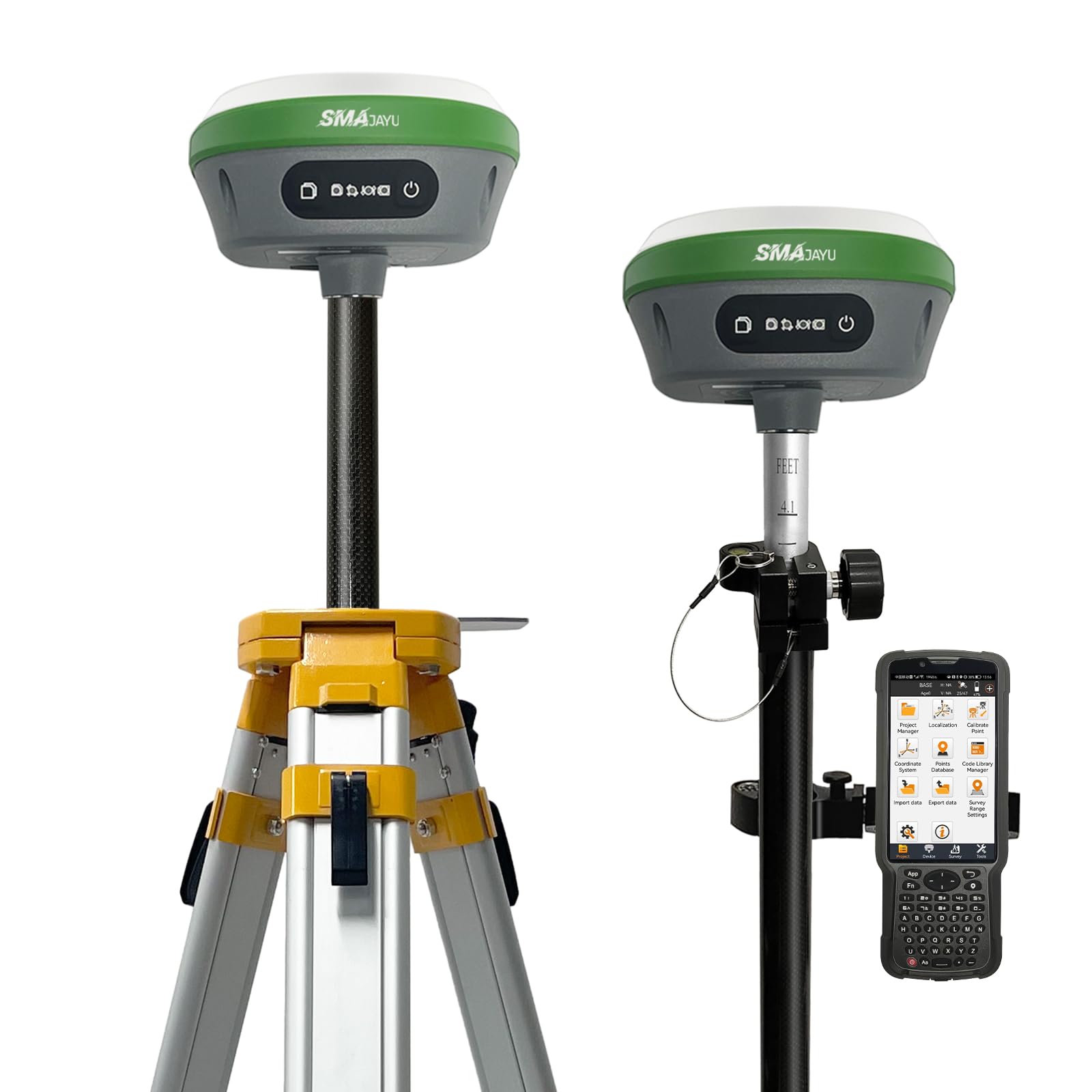 Smajayu R26 V2 Gps Rtk Surveying System With Base And Rover Gps Receiver Gnss Measurement Equipment
