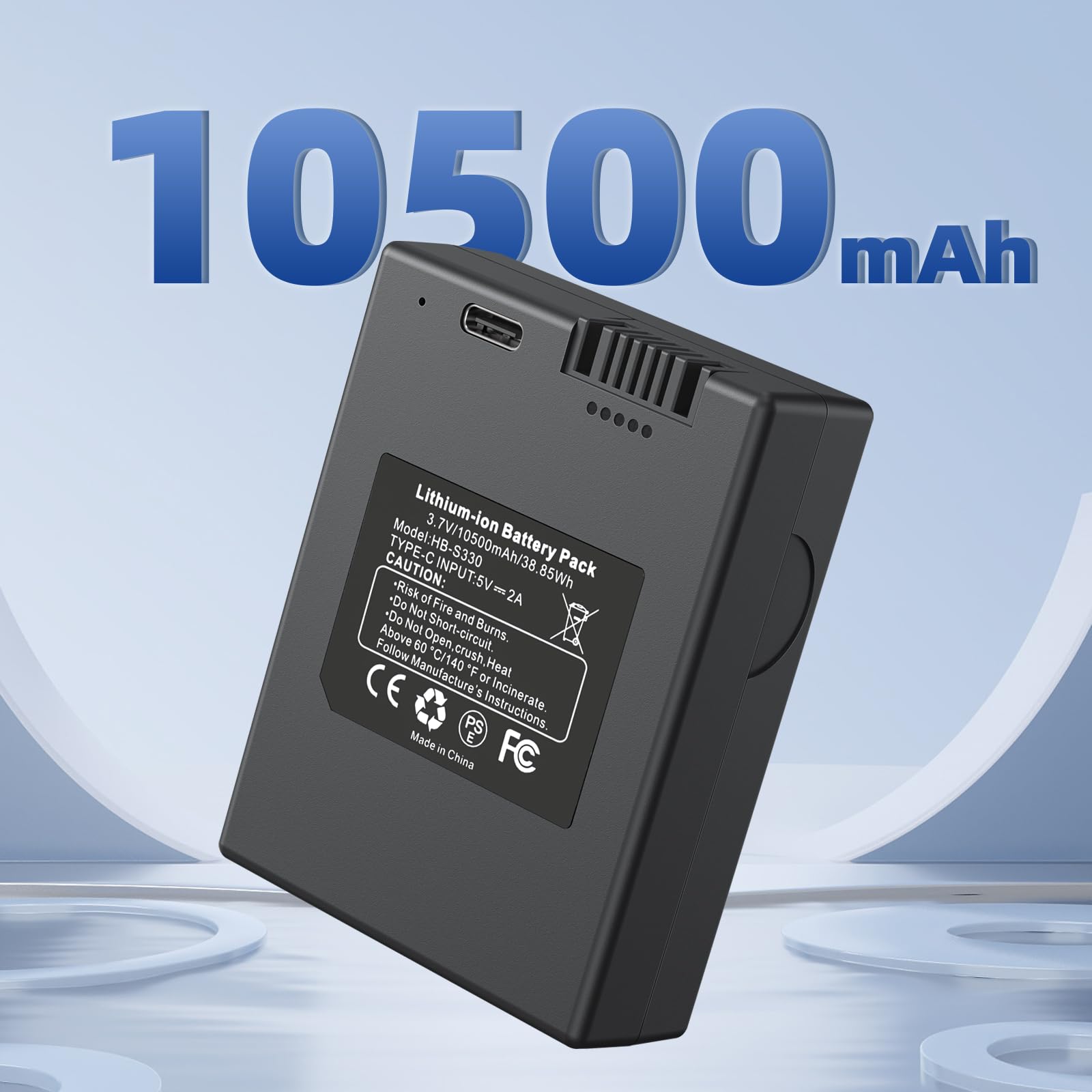 Addpower Security Rechargeable Battery For Eufy S330 S230 S220 E330 Video Smart Lock 3 In 1 And Smart Drop, 10500Mah Battery Com