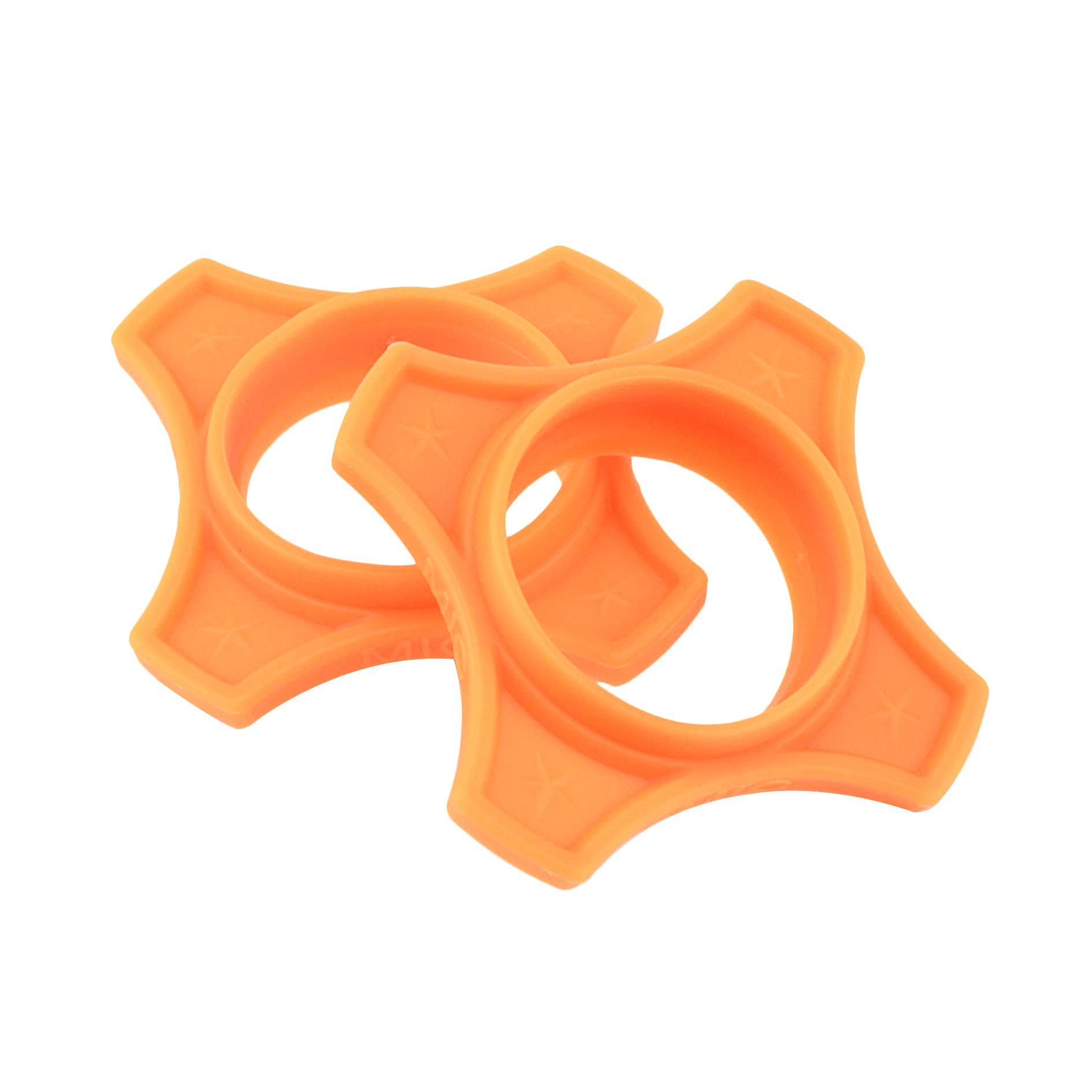 Pastlla 4Pcs Anti-Roll Anti-Drop Skid Ring Microphone Protection Ring Accessories - Orange