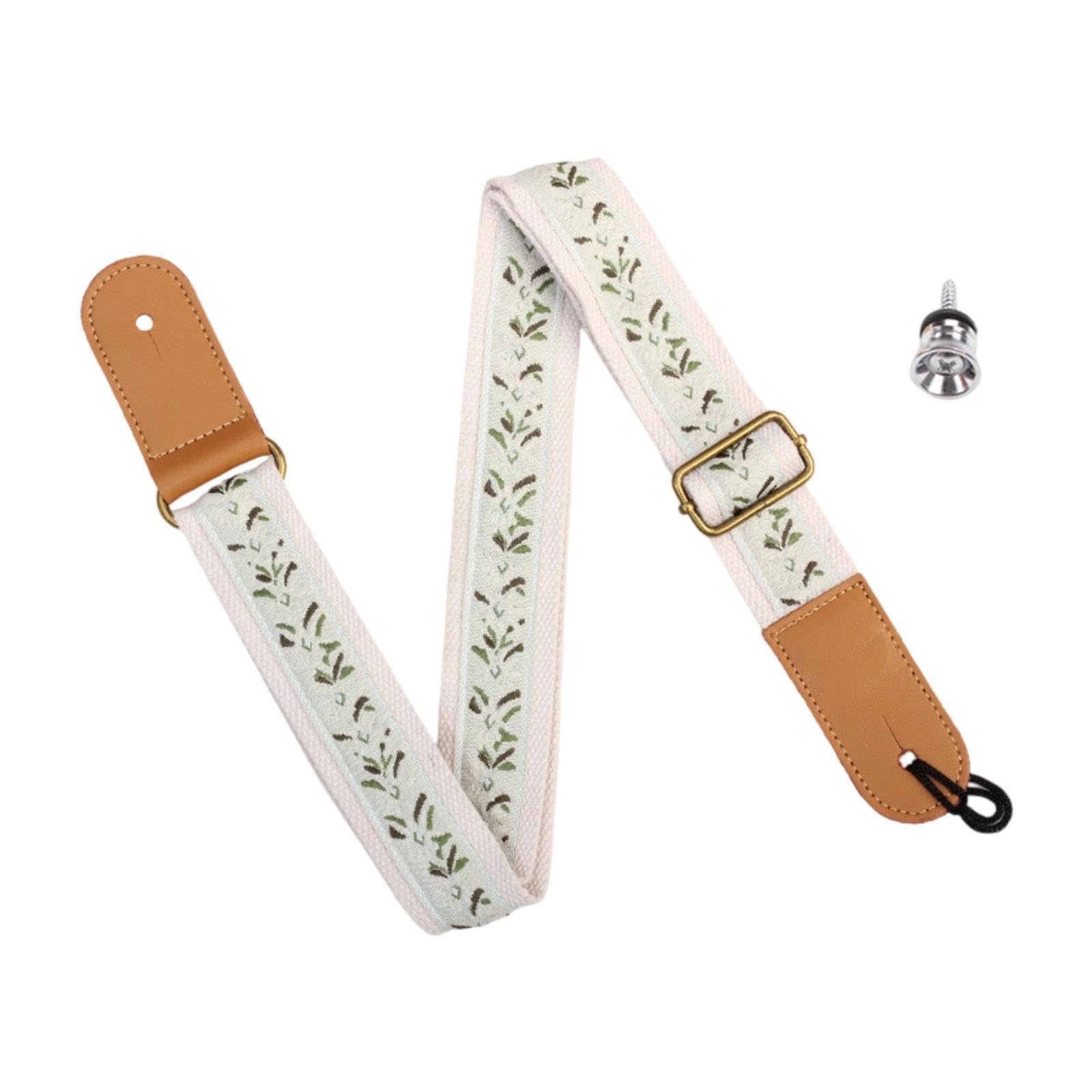 Enakshi Ukulele Strap Universal Shoulder Belt for 4 String Instruments Tenor Soprano Beige|Musical Instruments & Gear|Guitars & 