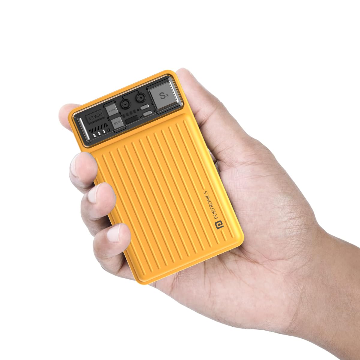 Portronics Luxcell Mini 10K Advanced 10000 mAh Nano Power Bank with 22.5W Max Output, LED Indicator, Mach USBA Output, Type C P