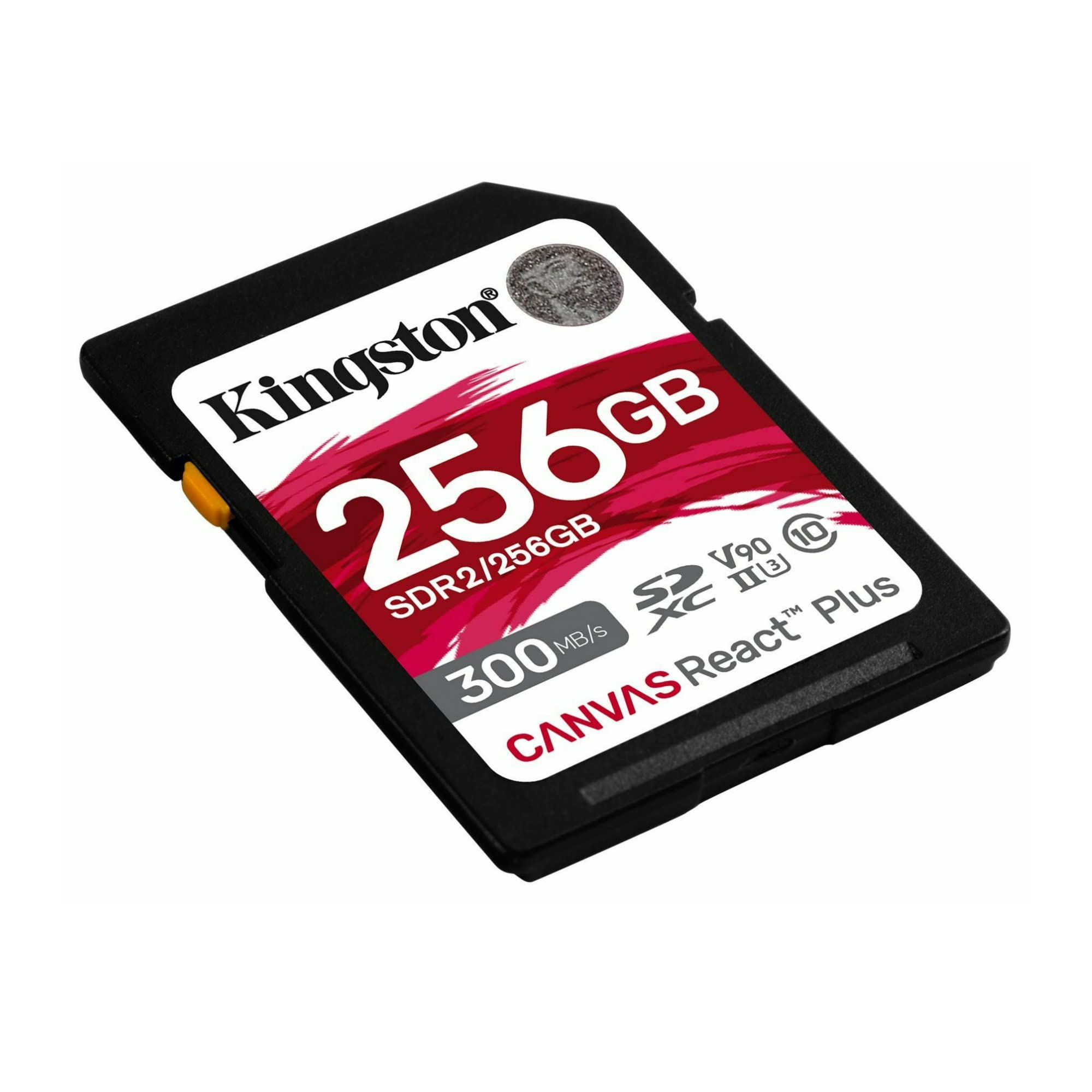 Kingston Canvas React Plus 256Gb Sd Card | Sdxc Uhs-Ii | 300R/260W U3 V90 | Full Hd/4K/8K | Sdr2/256Gb