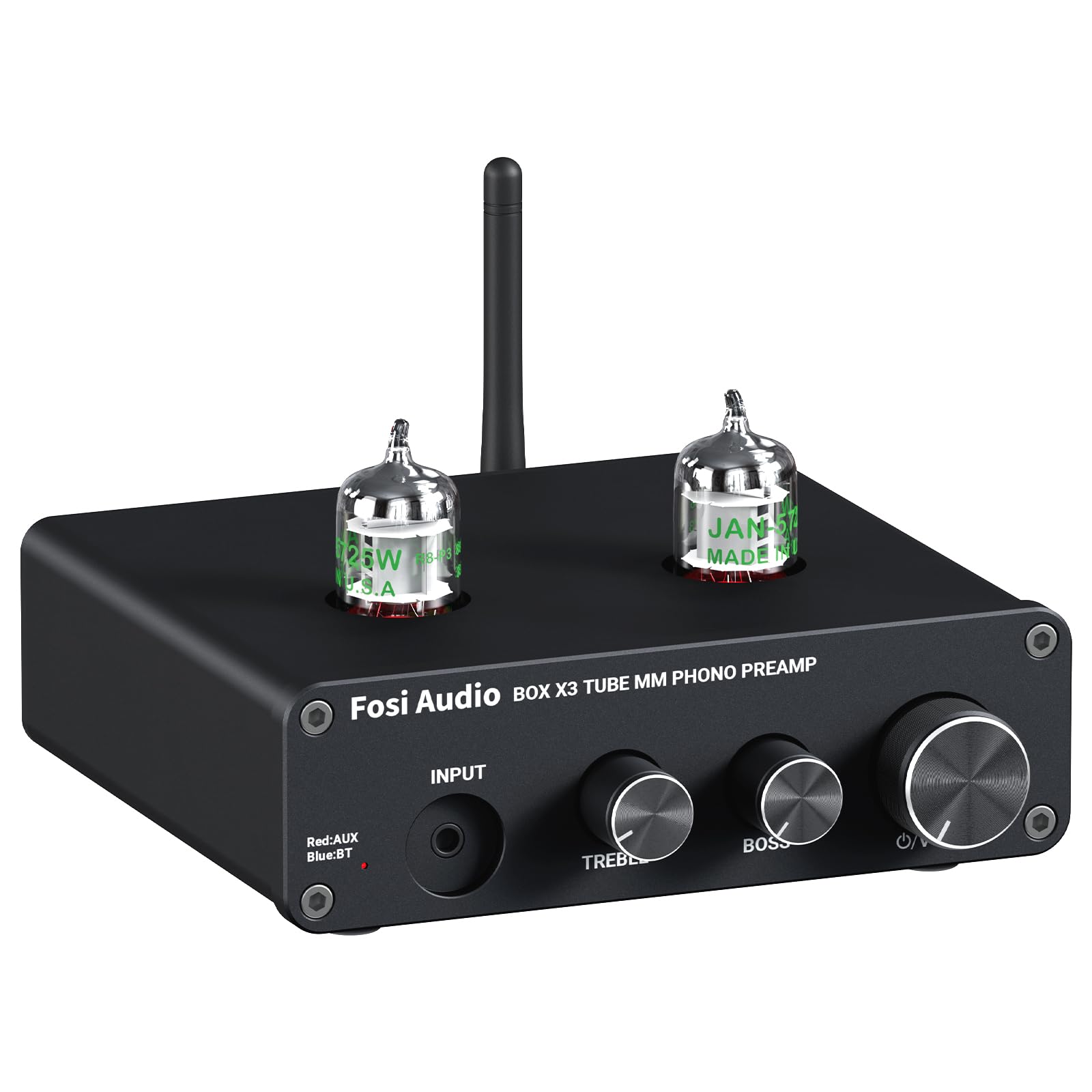 Fosi Audio Box X3 Bluetooth 5.0 Phono Preamp Turntable Preamplifier 5654W Tube For Mm Phonograph Mini Stereo Hi Fi Pre Amplifier