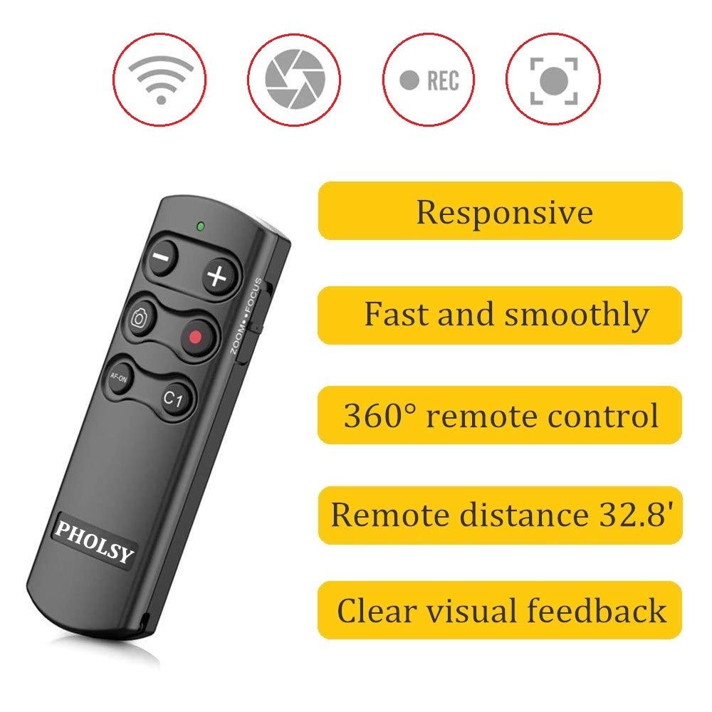 Rmt-P1Bt Bluetooth Pholsy Camera Remote Control Release Shutter Commander Compatible With Sony A1, A6700, A6400, A6600, A7C, A7M