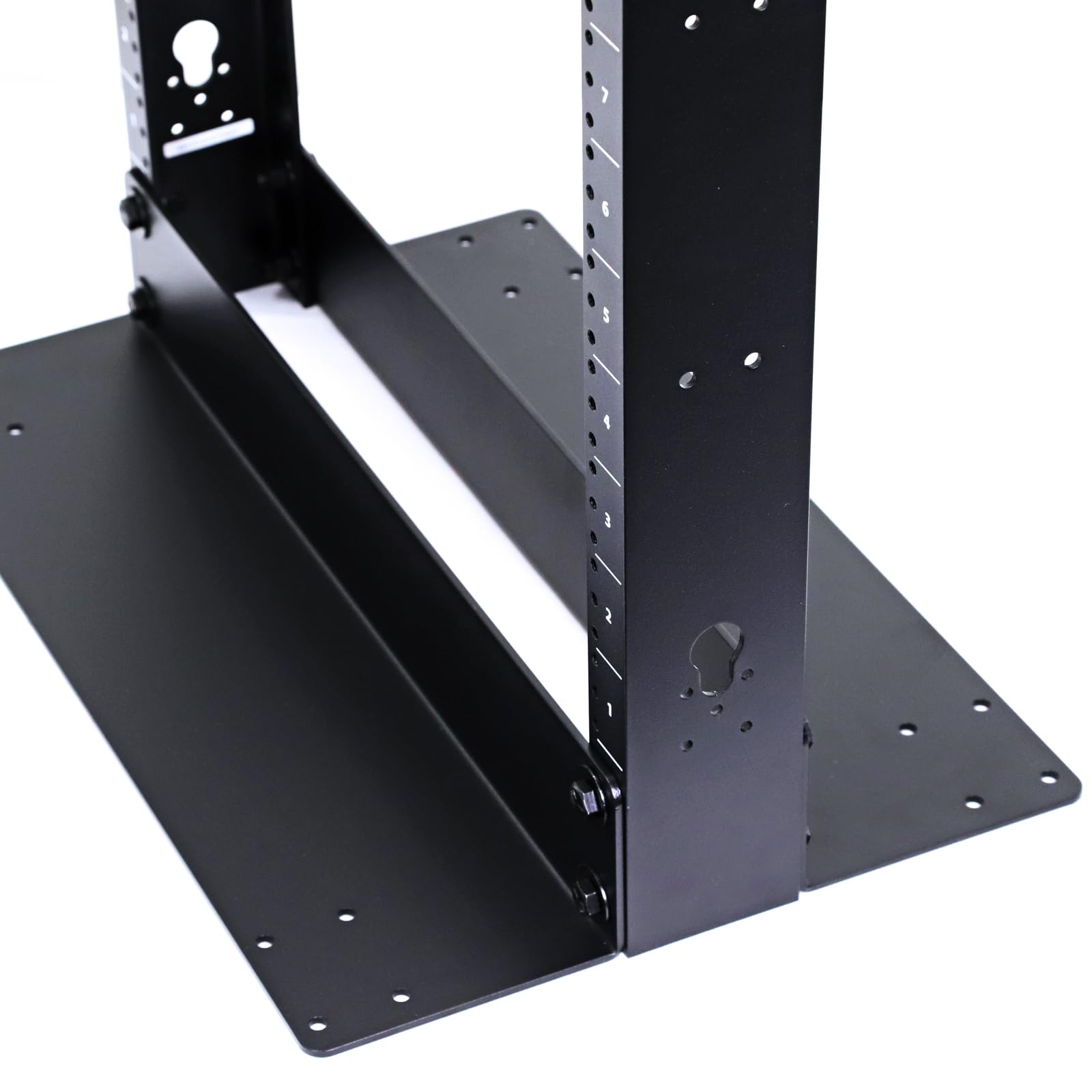 Aeons 45U 2 Post Open Frame Server Network Relay Rack For 19 Inch Networking Data & It Devices A/V Equipment, Durable 2 Post Rac