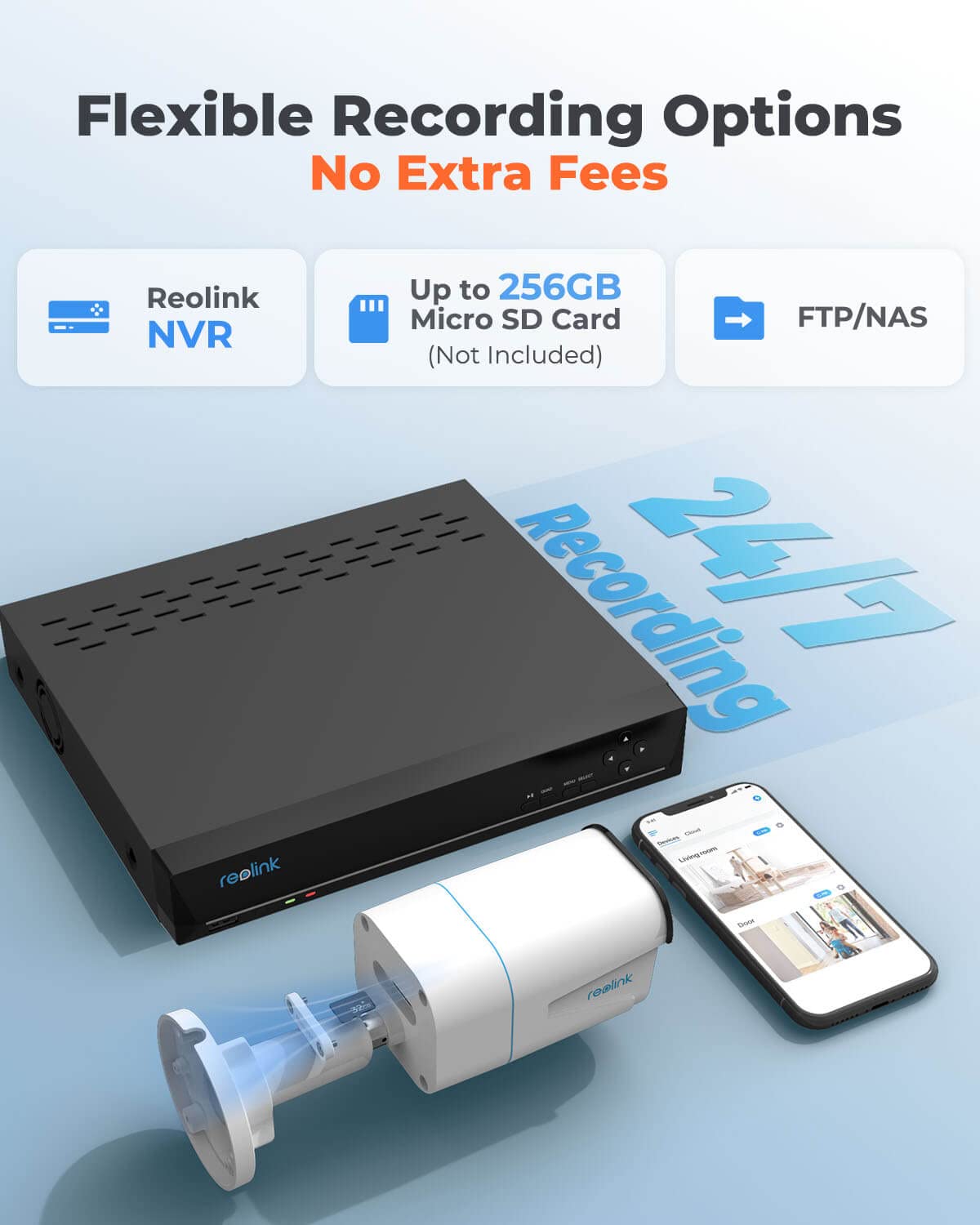 Reolink 4K Outdoor Cameras For Home Security, Surveillance Ip Poe Camera With Human/Vehicle/Pet Detection, 25Fps Daytime, Work With Smart Home, Supports 256Gb Microsd Card, Rlc 810A (Pack Of 2)