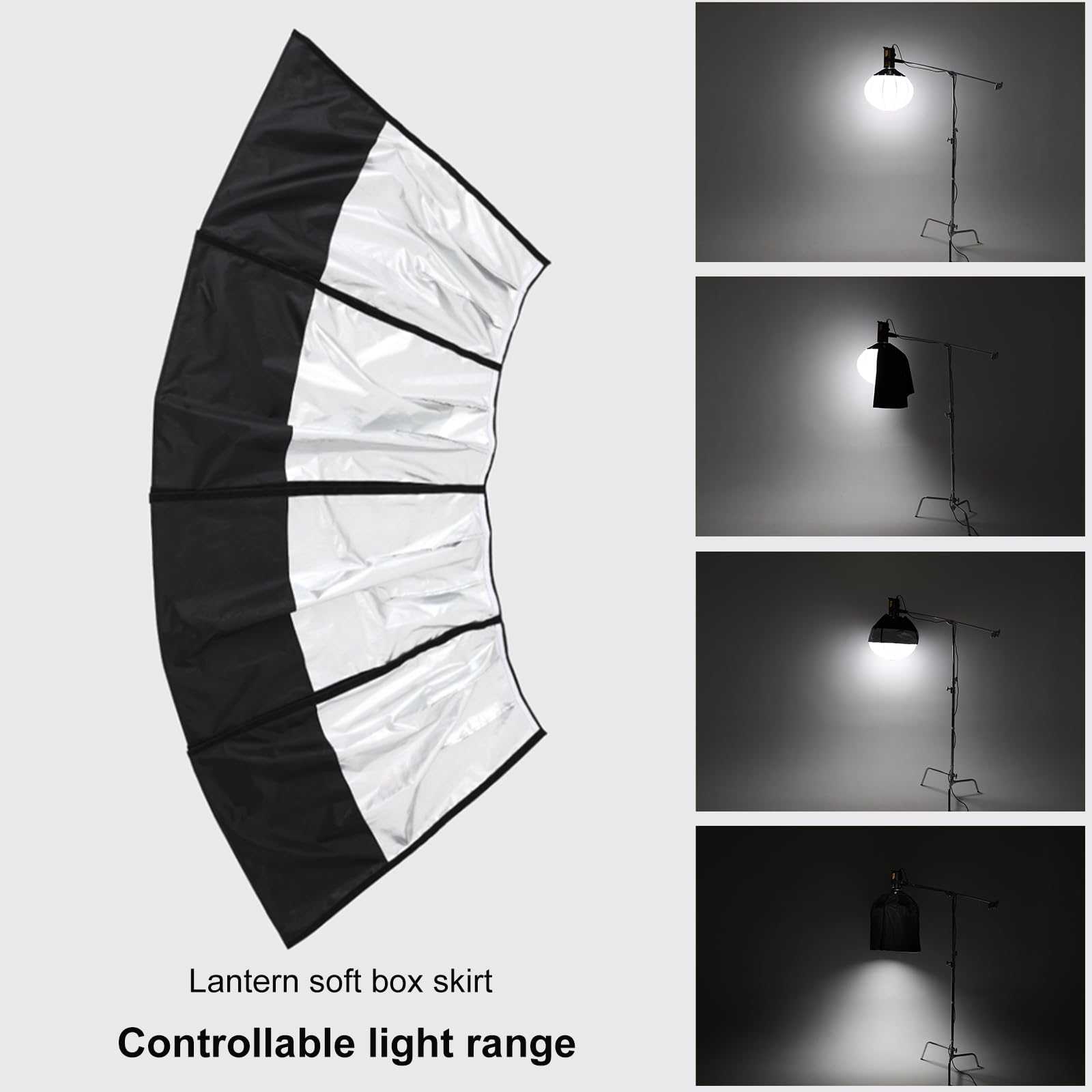 Godox Cs 85D Lantern Softbox 33.5Inch/85Cm Quick Setup Softbox Soft Light Modifier With Skirt & Carry Bag Round Shape Soft Box W