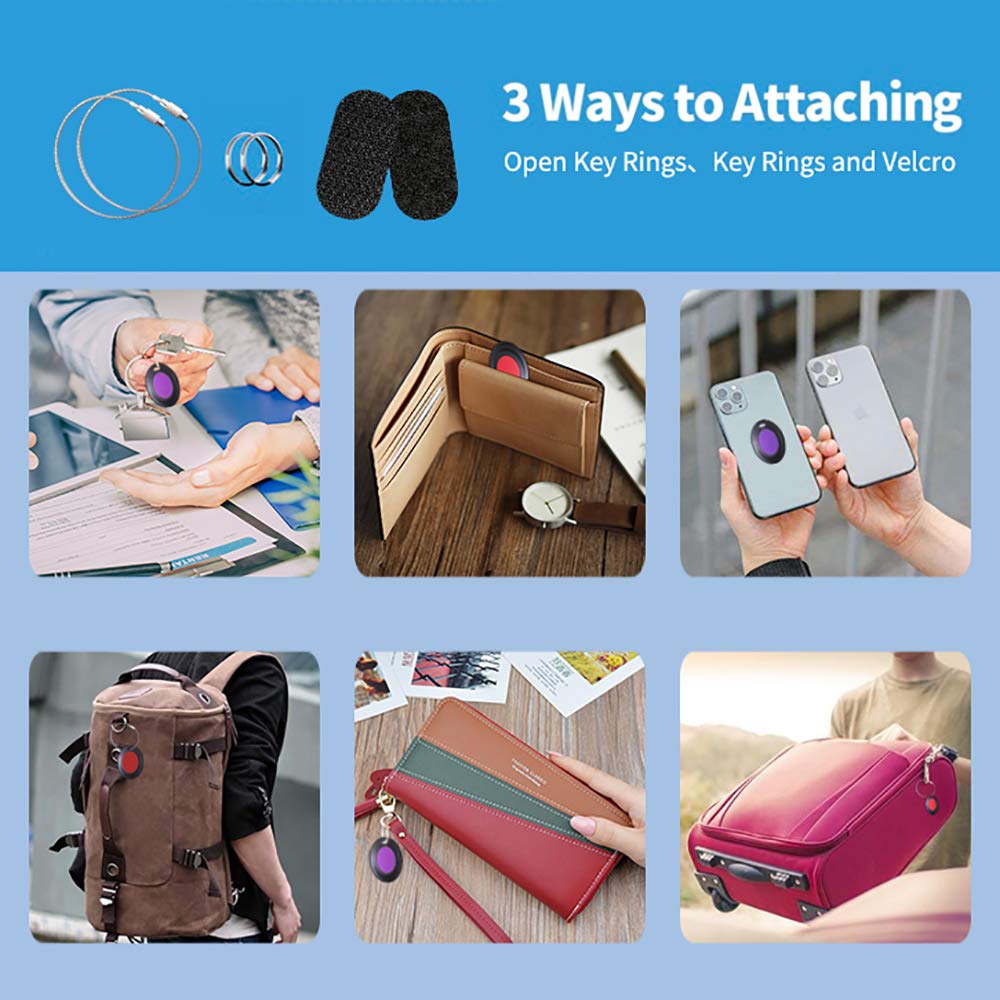 Basic Key Finder With 2 Receivers & 1 Remote, Simjar Wireless Remote Control Rf Key Finder Locator Tracker For Keys Wallet Phone