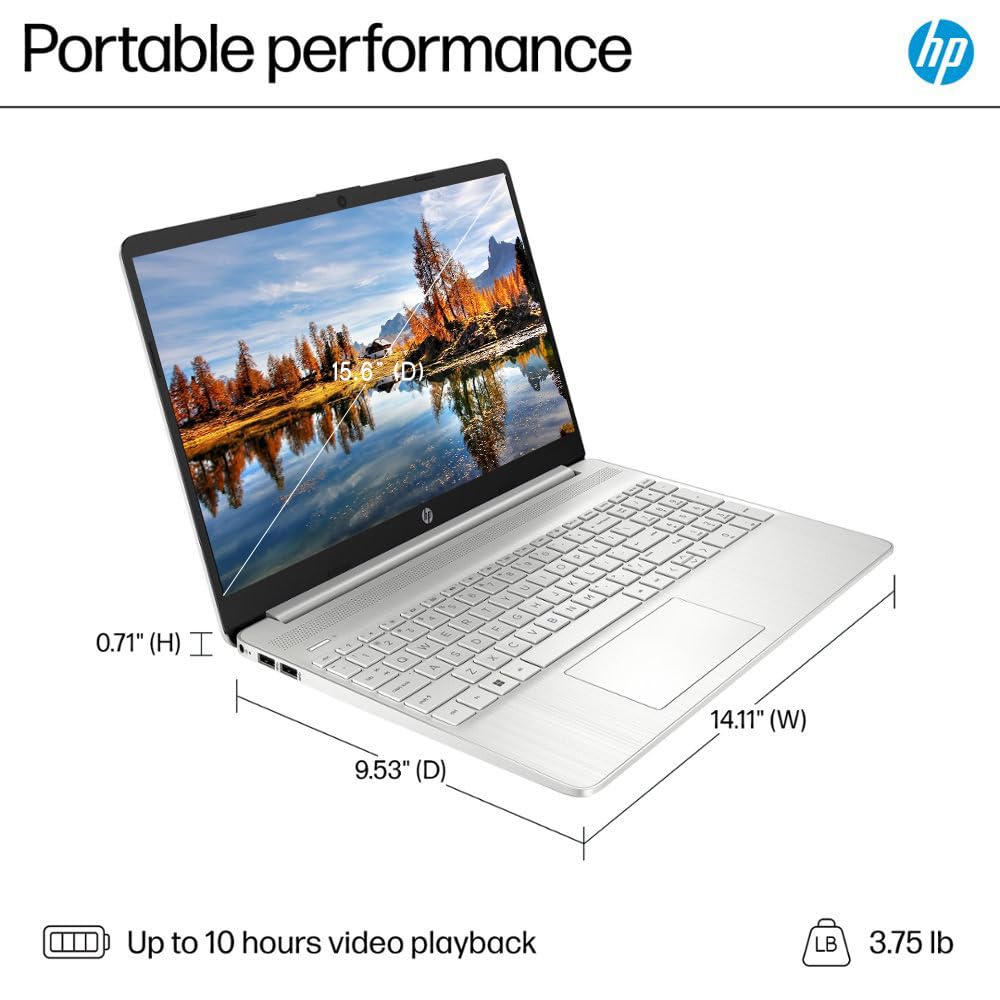 Hp Touchscreen Laptop For Business Student, 15.6'' Fhd, Intel I7-1255U, 32 Gb Ram, 1 Tb Ssd, Webcam, Long Battery Life, Hdmi, Wi