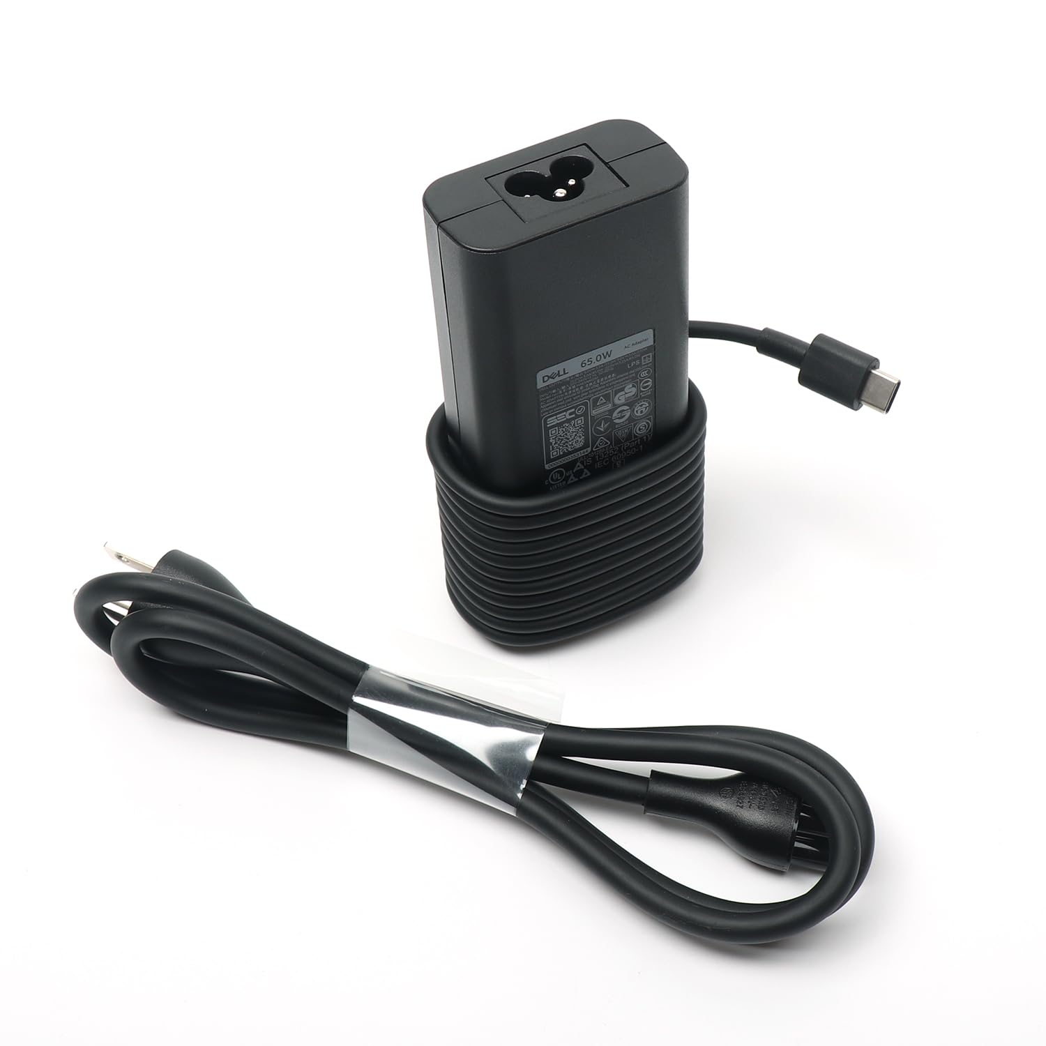 Dell 65W USB C Laptop Charger,Latitude 5500 5501 5510 5511 5520 5521 5530 5531 5540 AC Adapter with 3ft Power Cord, Black, HA65N