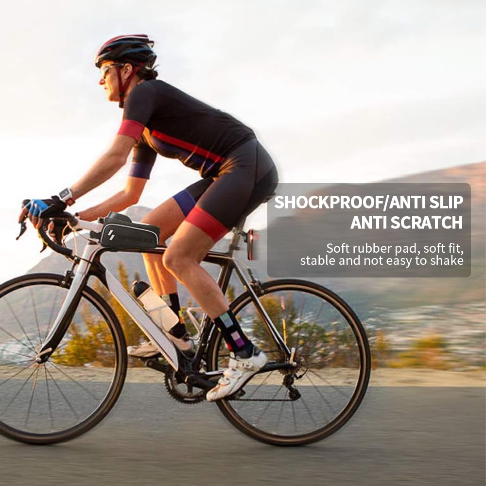 Tucana Bike Seatpost Mount Compatible With Garmin Varia Rvr315 Rtl510 Rtl515 Rearview And Edge 130 530 830 1030 1040   Fit 25.4M