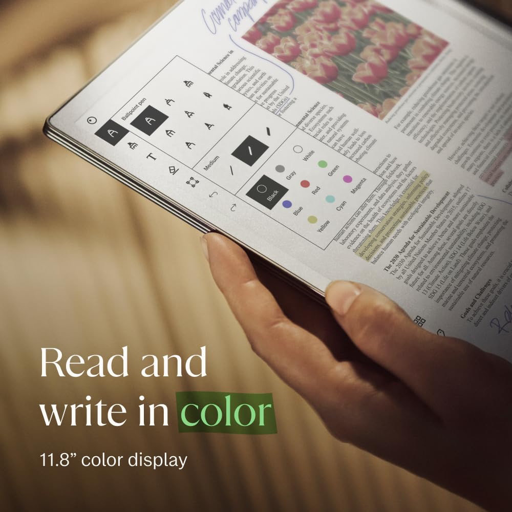 Remarkable Paper Pro Bundle   Premium Leather | Includes 11.8    Remarkable Paper Tablet, Marker Plus Pen With Eraser, And A Boo