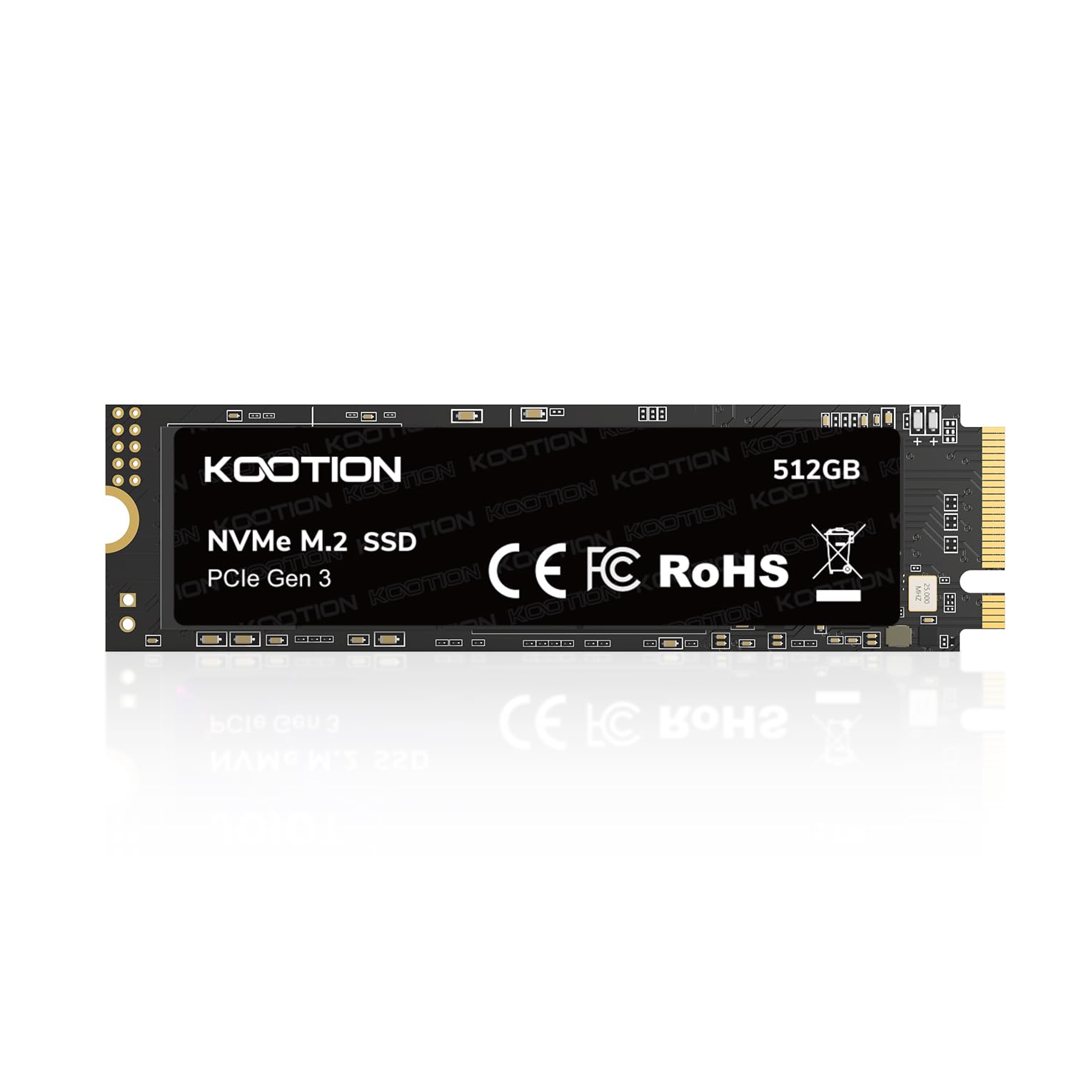Kootion 512Gb Pcie 3.0 M.2 Internal Solid State Drive Pcle 3.0X4 Ssd Nvme M.2 2280 Internal Ssd Up To 2900Mb/S Pcie Gen 3 Nvme S