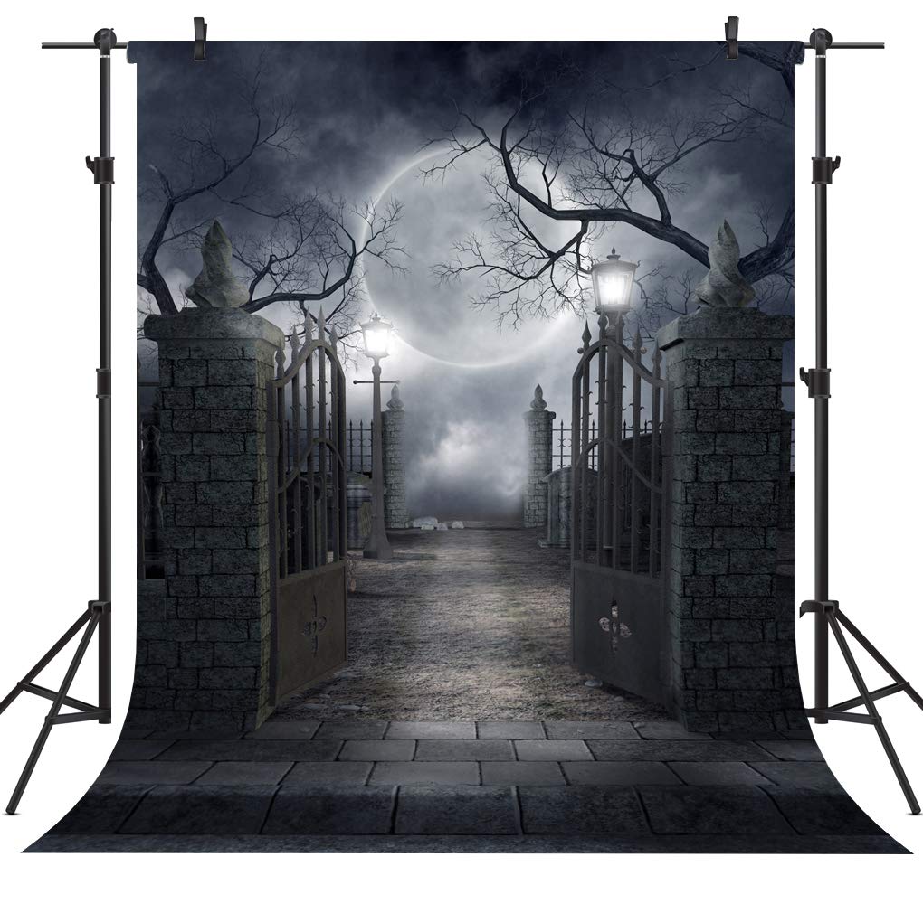 Ouyida 5X7Ft Halloween Theme Pictorial Cloth Customized Photography Backdrop Background Studio Prop Tp17A