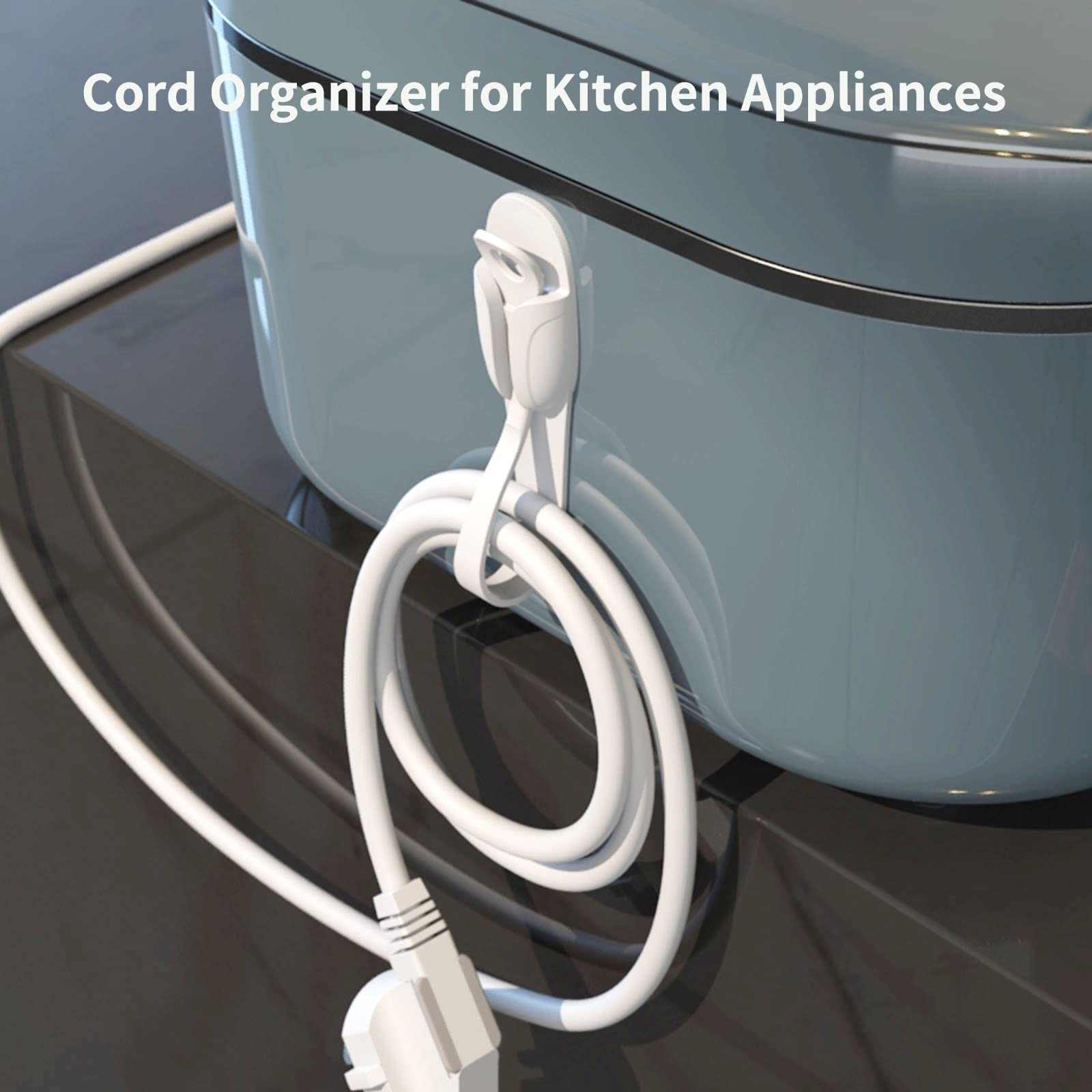 Umust Cord Bundler,6Pcs Cord Organizer For Appliances, Kitchen Appliance Cord Holder, Silicone Cable Organizer,Damage Fre Applia
