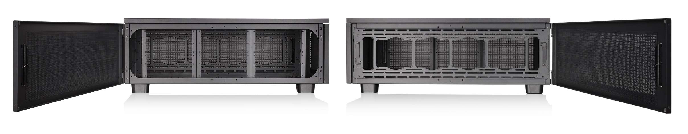 Thermaltake Core P100 Extended Water Cooling Fully Modular/Dismantle Stackable Tt Lcs Certified Pedestal Ca 1F1 00D1Nn 00, Black