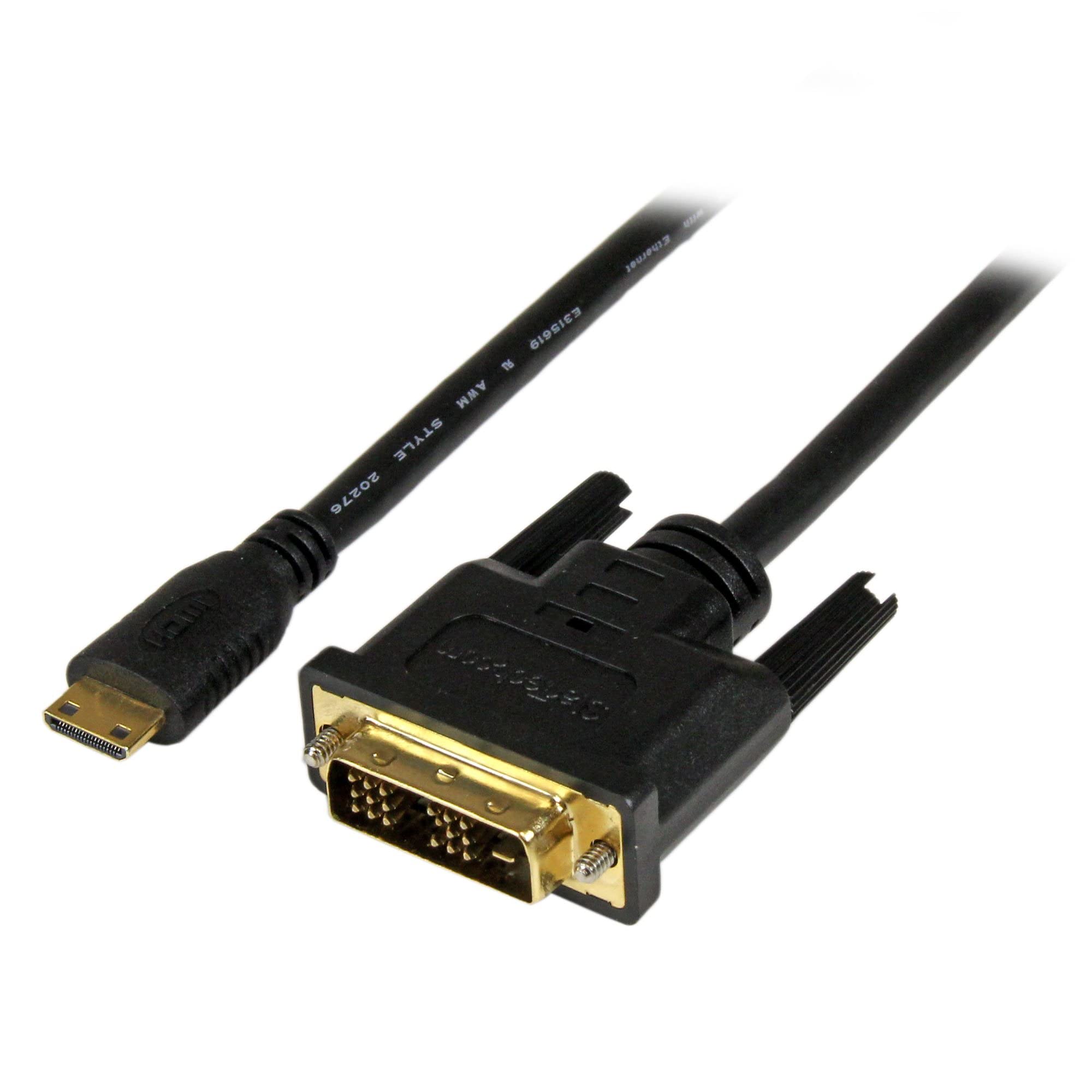 Startech.Com 1M Mini Hdmi To Dvi D Cable   M/M   1 Meter Mini Hdmi To Dvi Cable   19 Pin Hdmi (C) Male To Dvi D Male   1920X1200