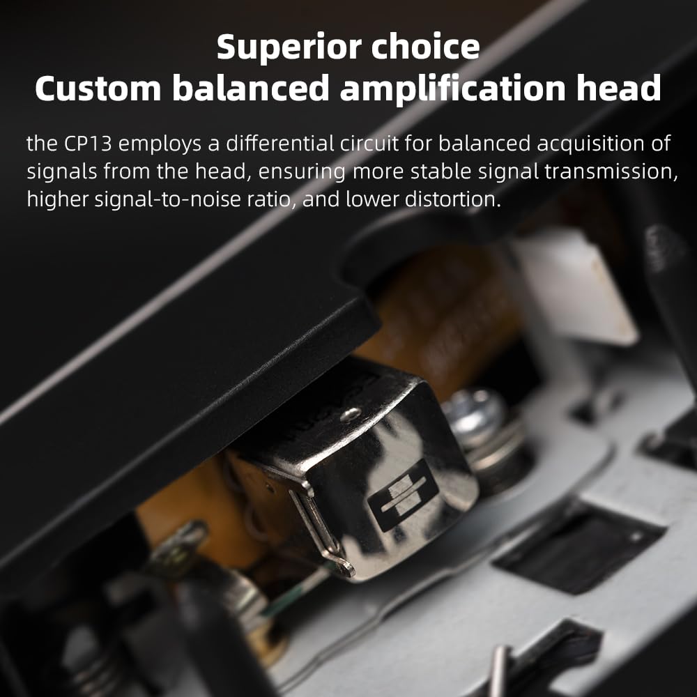 FiiO CP13 Cassette Player - Transparent Clear Design, High-Quality Audio