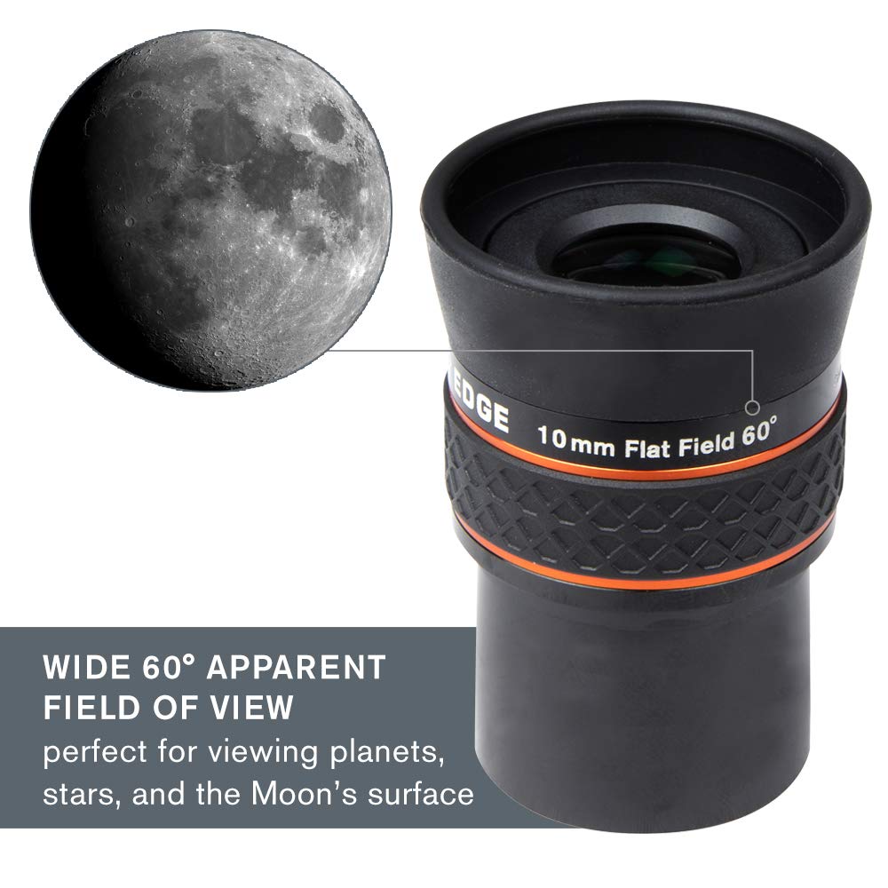 Celestron Ultima Edge   10Mm Flat Field Eyepiece   1.25''