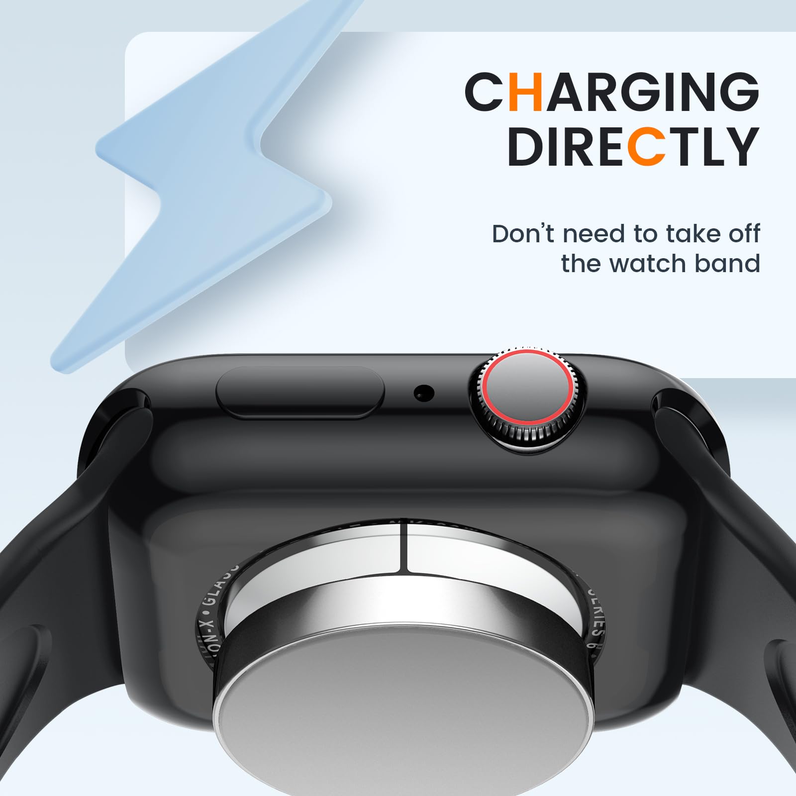 [2 Pack] Goton Bumper Case For Apple Watch Series 9 8 7 41Mm, Ultra Thin Soft Tpu Shockproof Case Cover Bumper Protector For Iwa