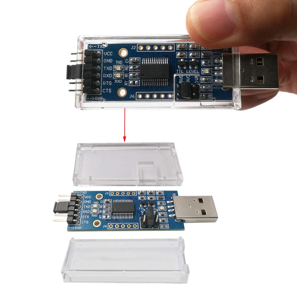 Dsd Tech Sh U09C2 Usb To Ttl Adapter Built In Ftdi Ft232Rl Ic For Debugging And Programming