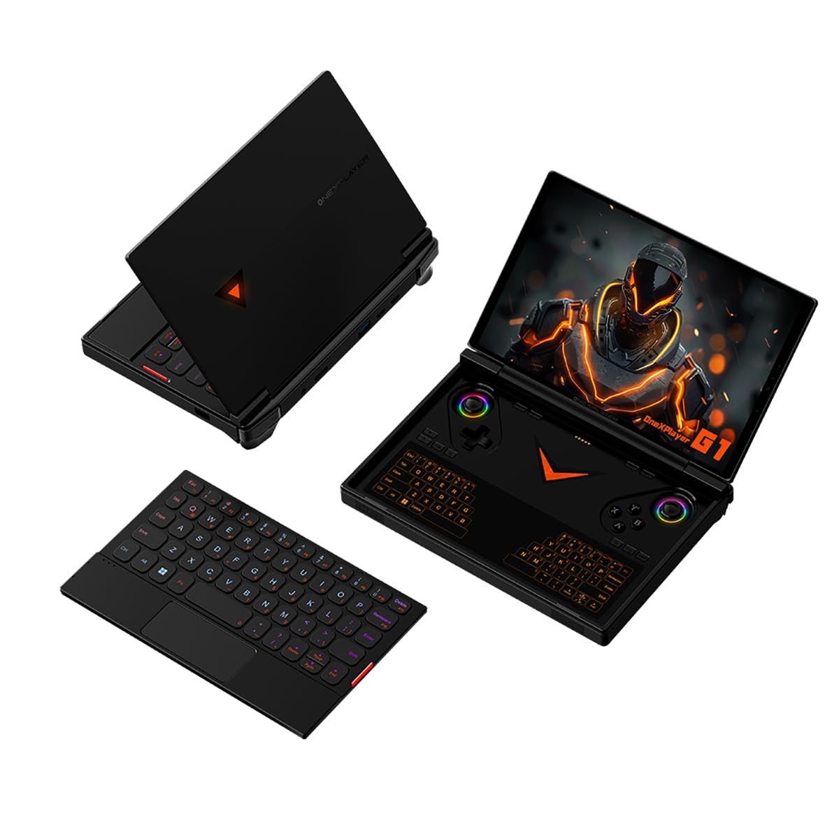 One Xplayer G1 Handheld Pc With Amd Ryzen Ai 9 Hx 370, 2-In-1 Laptop With 8.8'' 144Hz 2K Touchscreen, 32G Ram And 1Tb Ssd