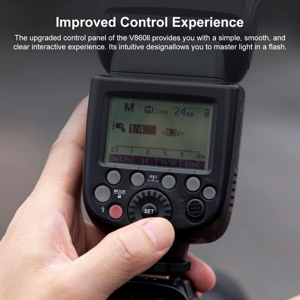 Godox V860Ii-S Ttl Flash With Xpro S Wireless Flash Trigger For Sony High-Speed-Sync Speedlite Light 2.4G Wireless X System 1/80