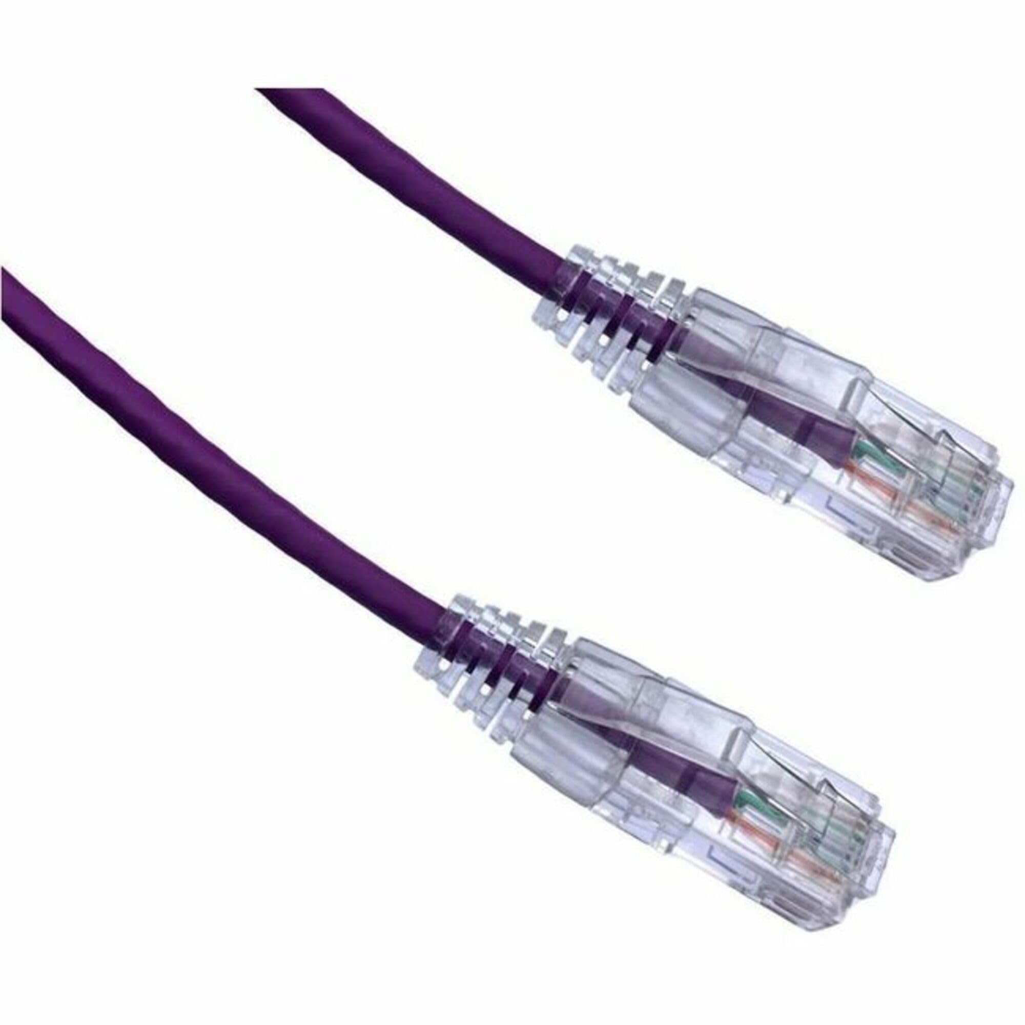 Axiom 8Ft Cat6A Bendnflex Cab (Purple)