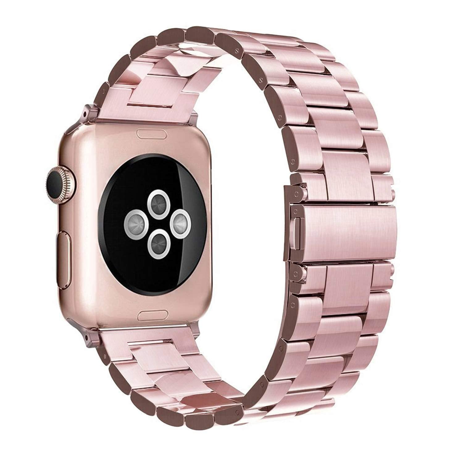 Simpeak Business Metal Band Compatible With Apple Watch Series 9 8 7 (41Mm) Series 6 Se 5 4 (40Mm) Series 3 2 1 (38Mm) Women Men
