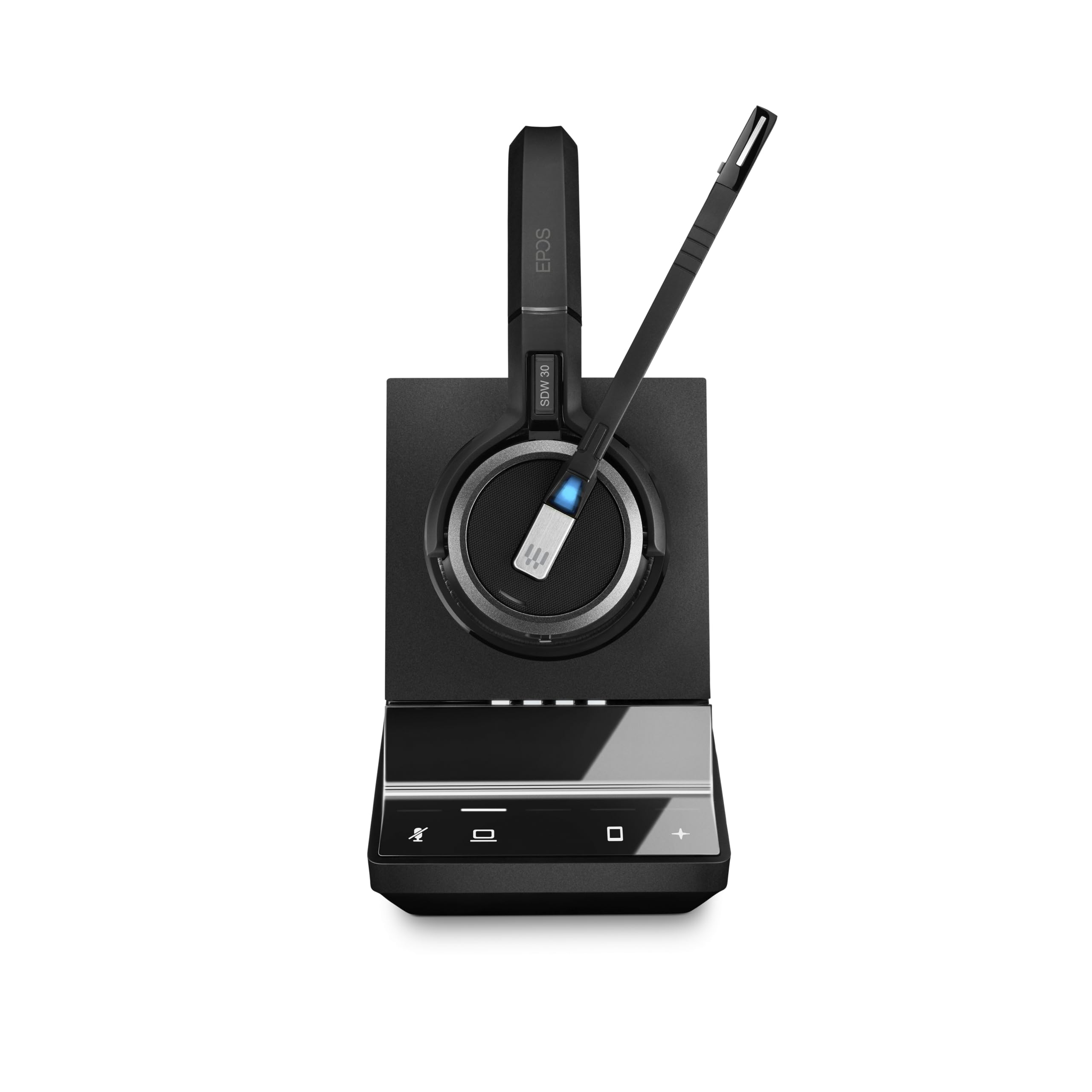 Sennheiser Sdw 5033 (506584)   Single Sided (Monaural) Wireless Dect Headset For Pc/Softphone Connection Dual Microphone Ultra N
