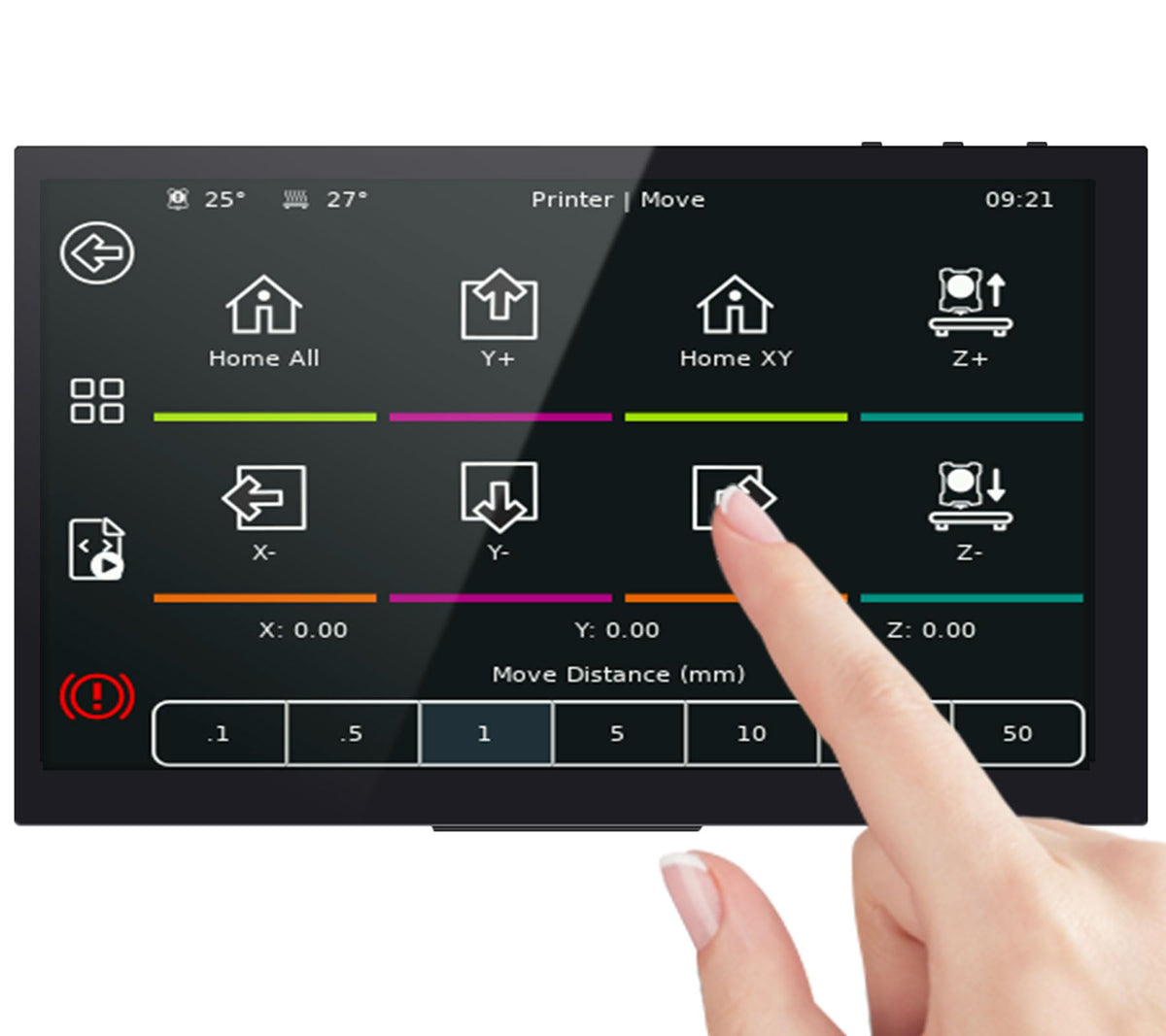 Bigtreetech Upgrade Pitft50 V2.1 Graphic Smart Display Dsi Interface 5 Inch Lcd Touch Screen Suitable For Raspberry Pi
