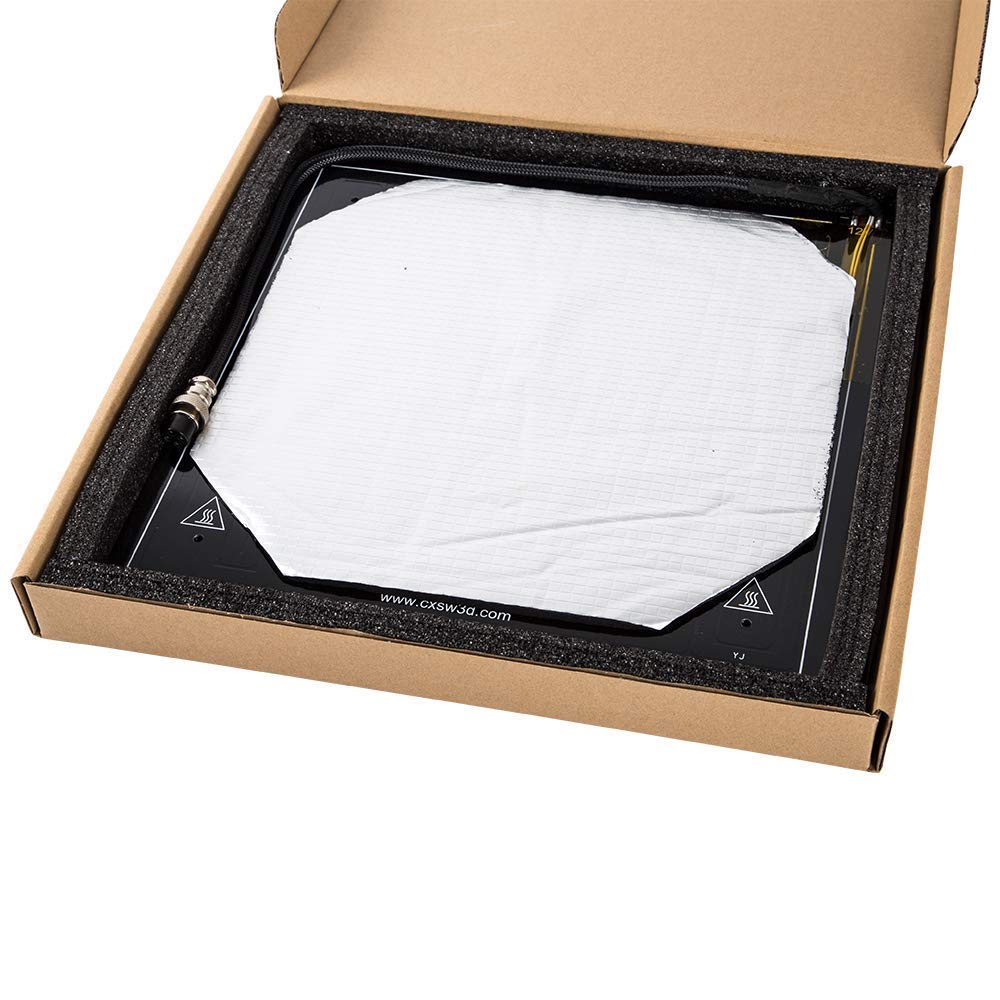 Creality Cr 10 Heated Bed 310X310X3Mm 12V Aluminum Hot Bed With Cable And Insulation Mat Compatible For Creality Cr 10 / Cr 10S