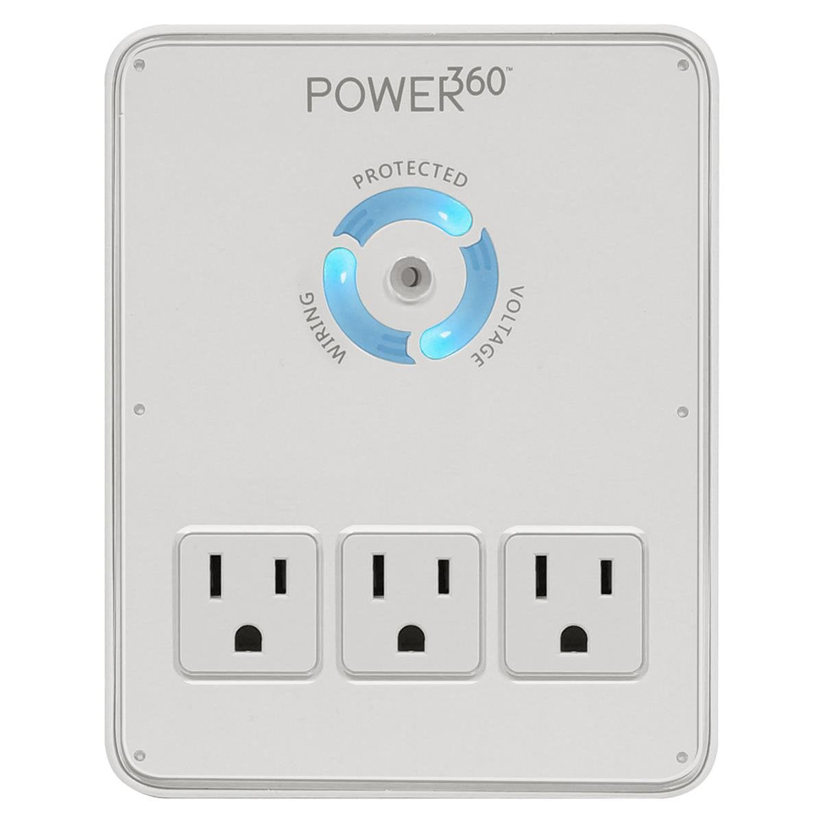Panamax P360 Dock 6-Outlet Wall Tap/Charging Station, White, 6.8 x 2.9 x 5