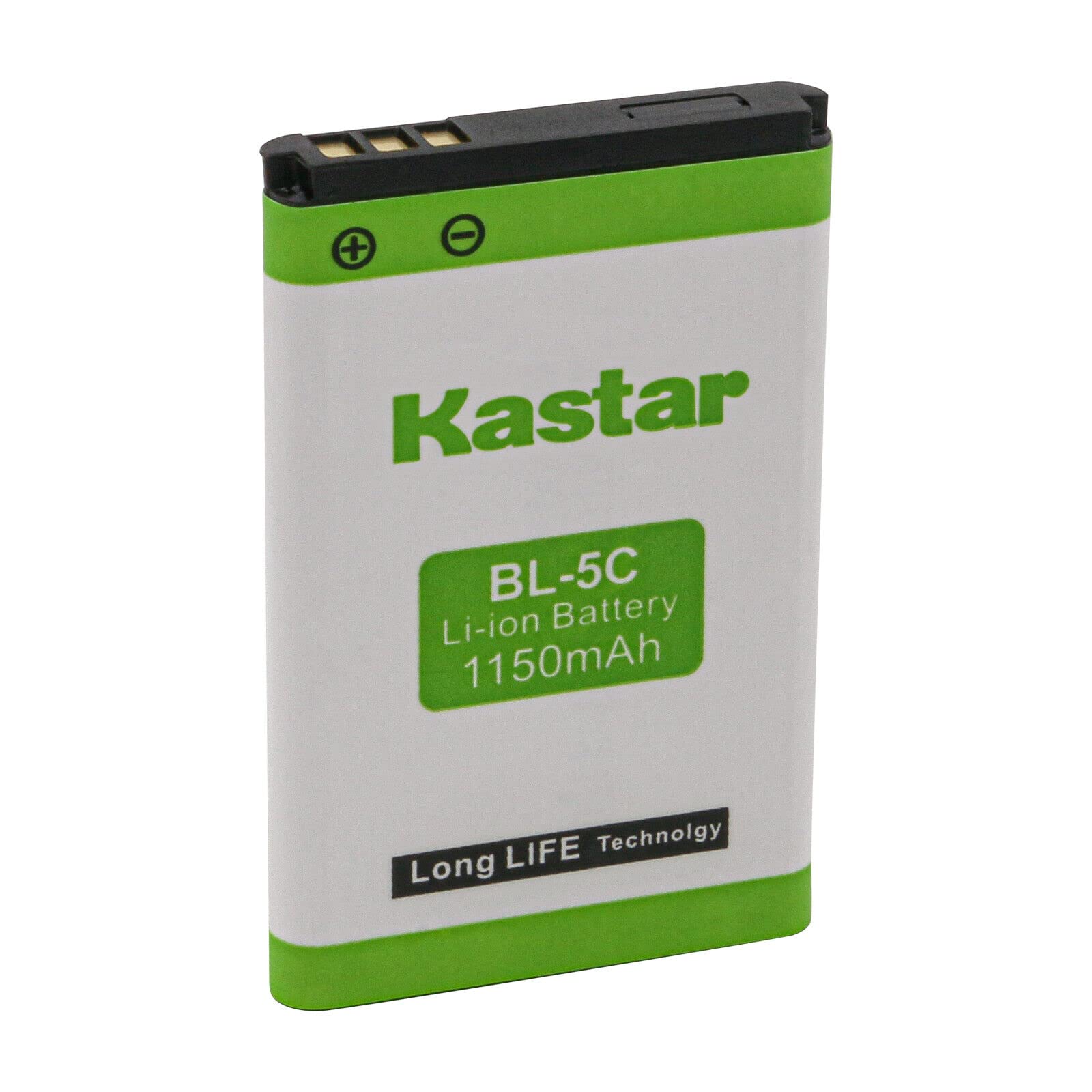 Kastar 4-Pack Bl-5C Battery And Smart Lcd Charger Replacement For Nokia Bl-5C, Rtr001F01, Avus Mmdr 12, V2, Snom 10000058, 10000
