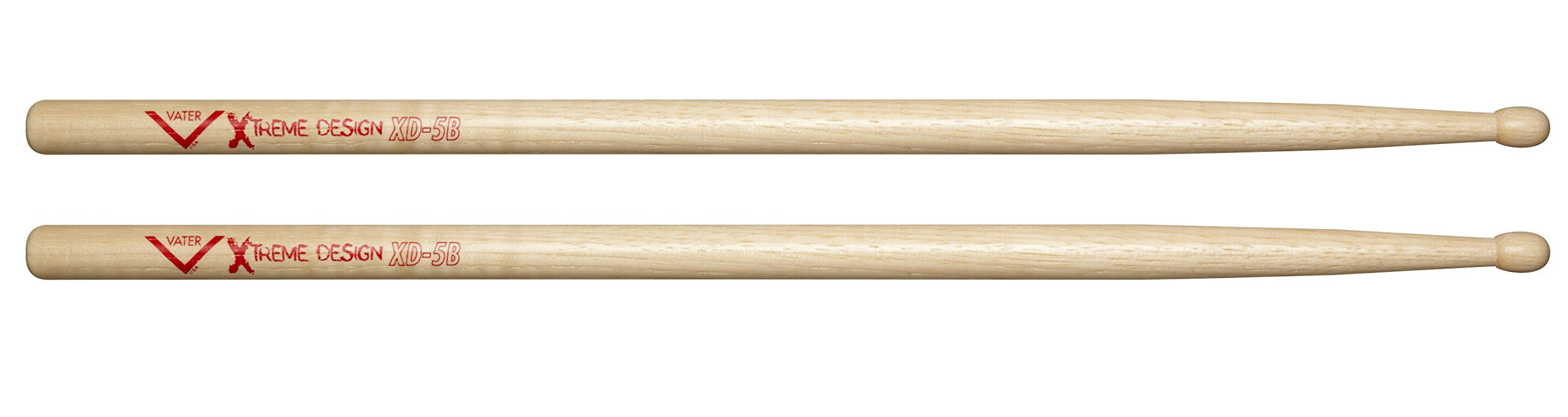 Vater 5B Xtreme Design Hickory Drum Sticks, Pair
