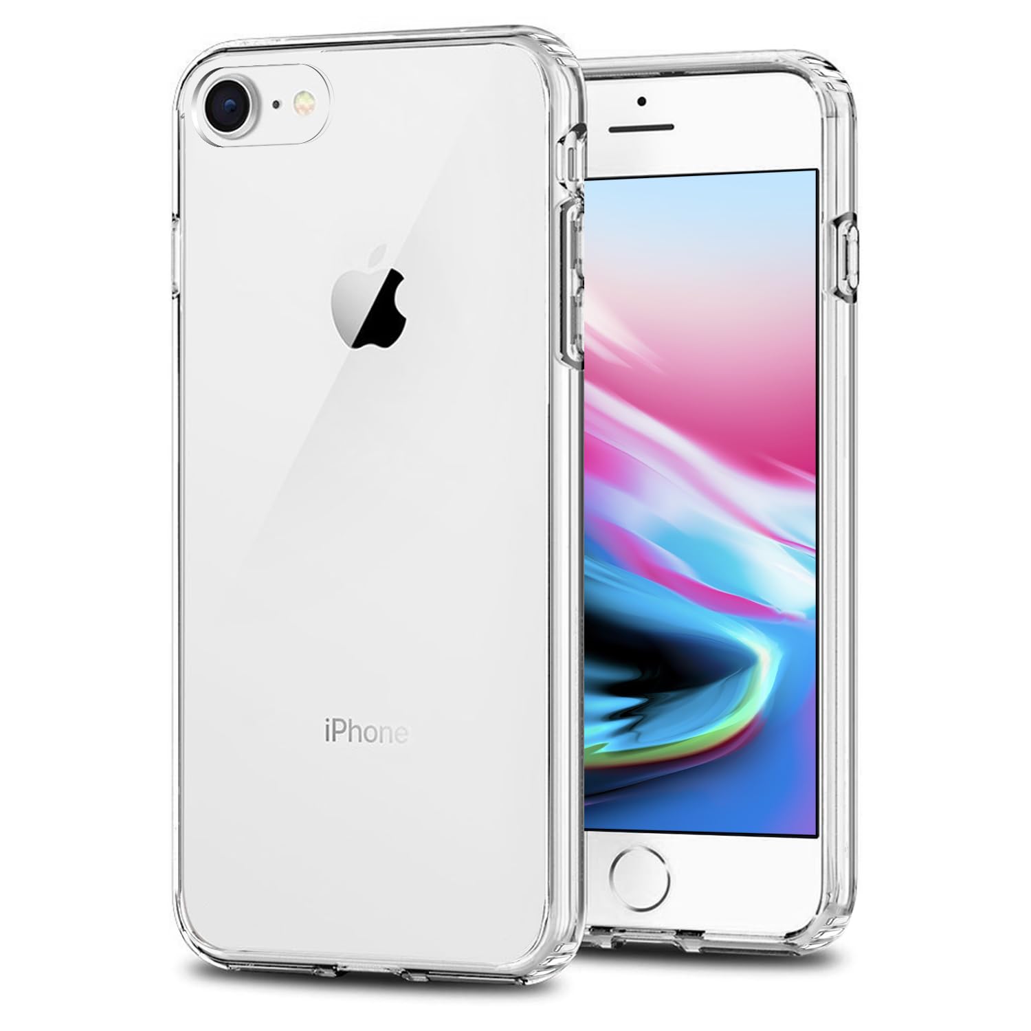 Tenoc Phone Case Compatible With Iphone Se (2Nd 2020 And 3Rd 2022 Generation) & Iphone 7 & Iphone 8, Clear Case Non Yellowing Pr