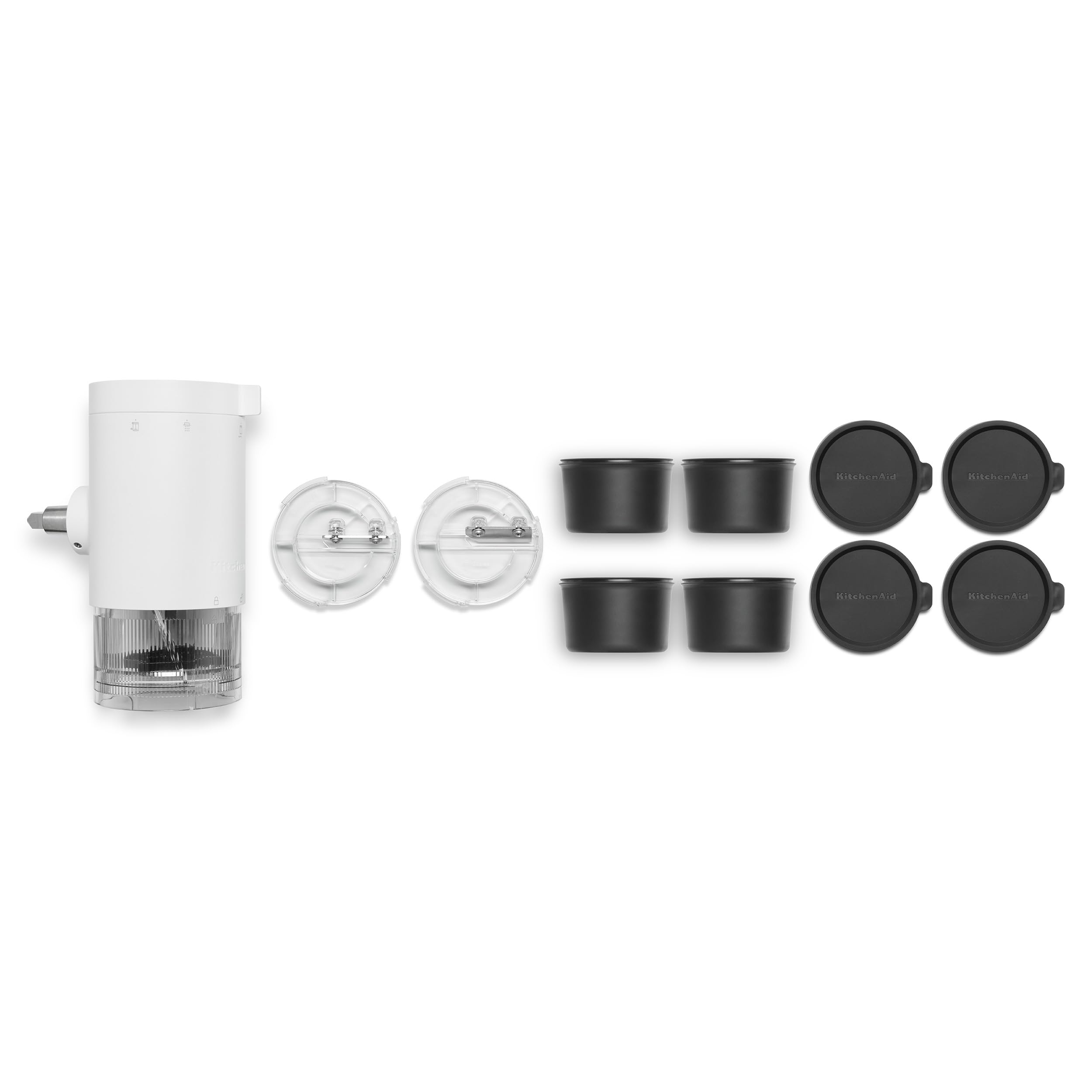 Kitchenaid Shave Ice Attachment, Ksmsia, White, 4 Molds