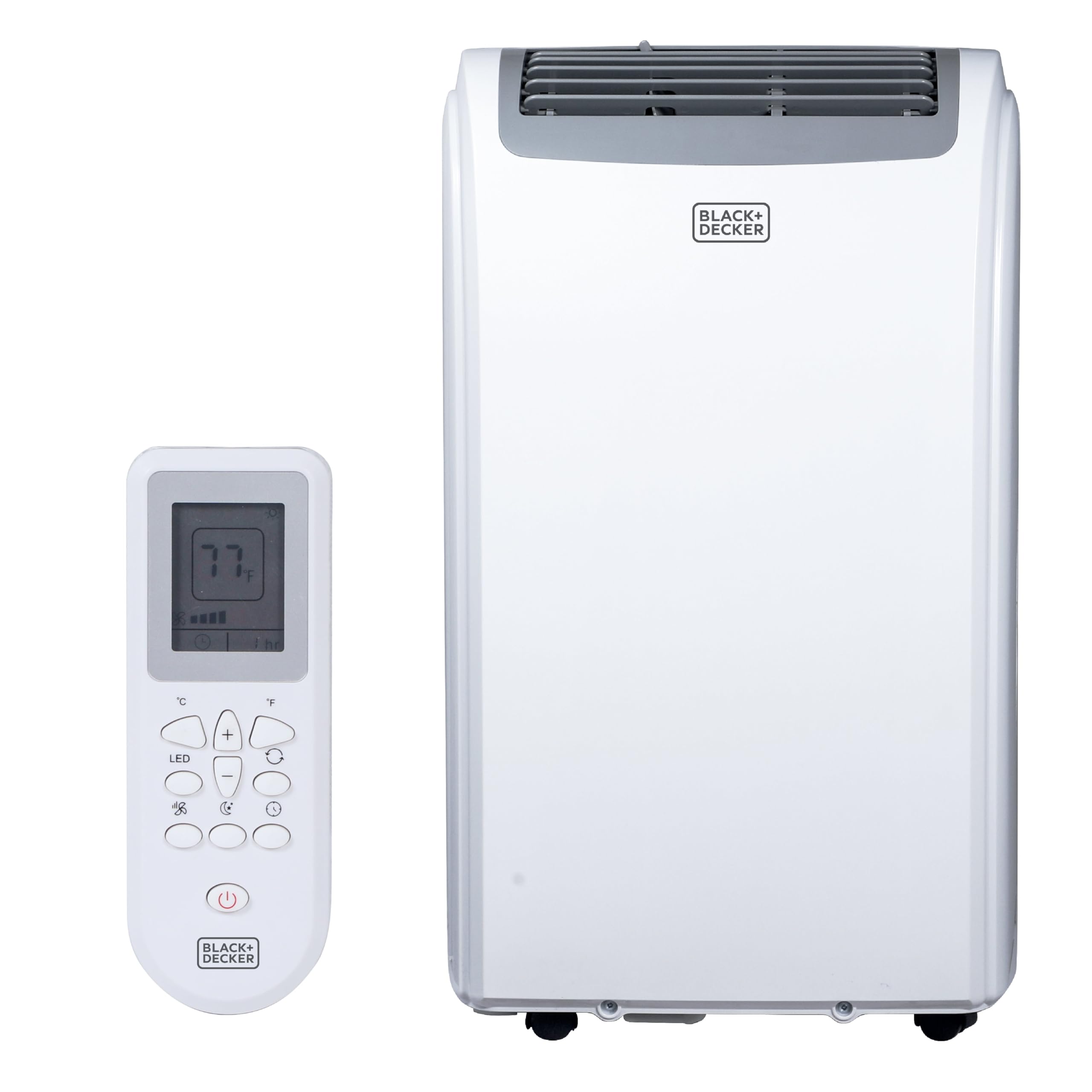 BLACK+DECKER 12,000 BTU Portable Air Conditioner with 9,000 BTU Heating, 4-in-1 AC, Heater, Dehumidifier and Fan, Portable AC Un
