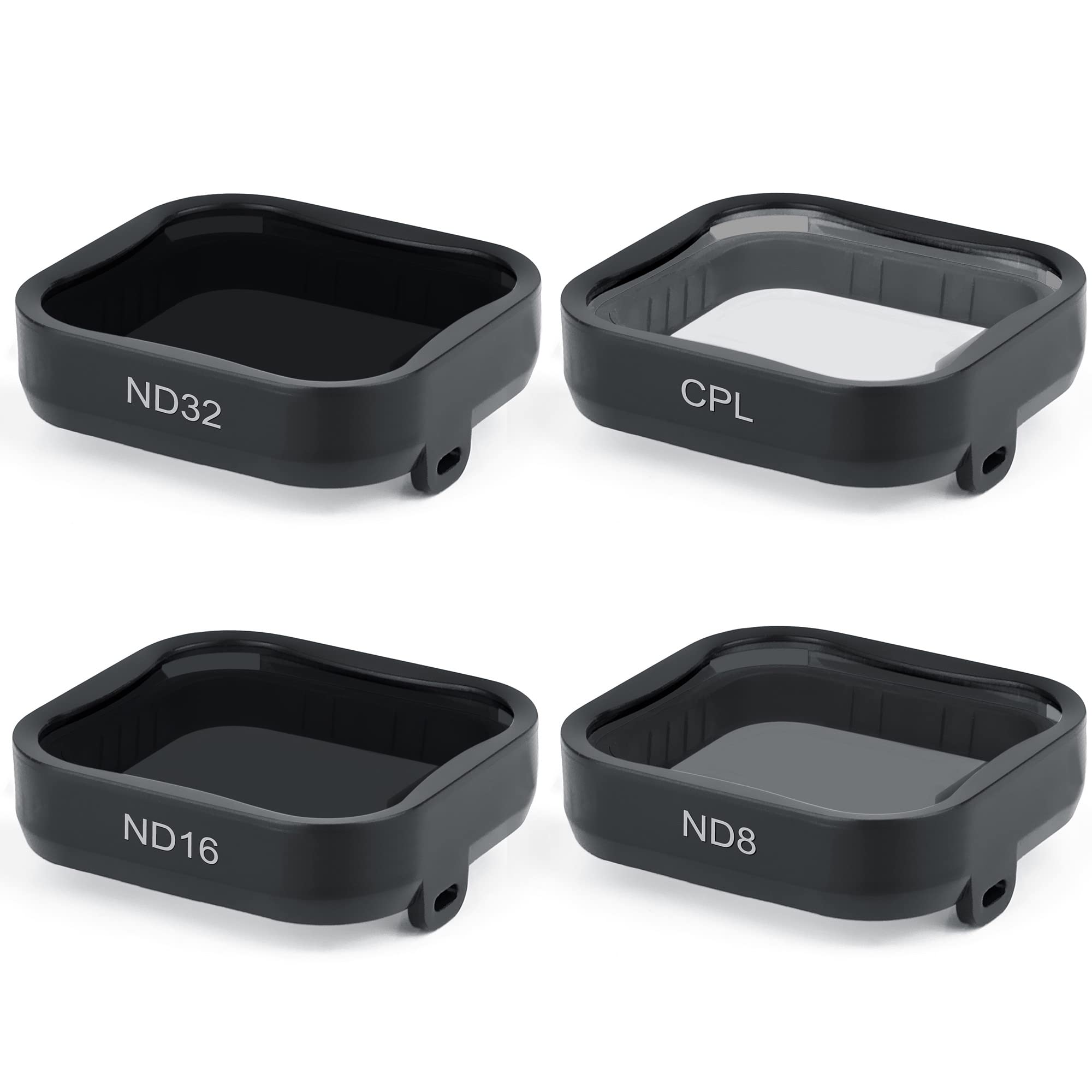 Gepuly 4 Pack Camera Lens Filter Cpl Nd8 Nd16 Nd32 Filter For Hero 5/Hero 6/Hero 7 Black, Neutral Density & Polarizing Lens Filt
