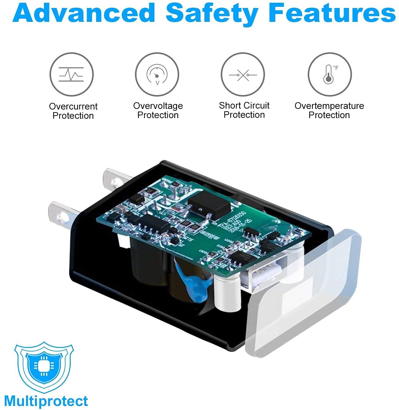 18W Quick Charge 3.0 Phone Charger For Moto G Power/G Stylus 2021,G Fast,G Play,G7 Play,Motorola One 5G Ace/Fusion+/Edge Plus,Z4