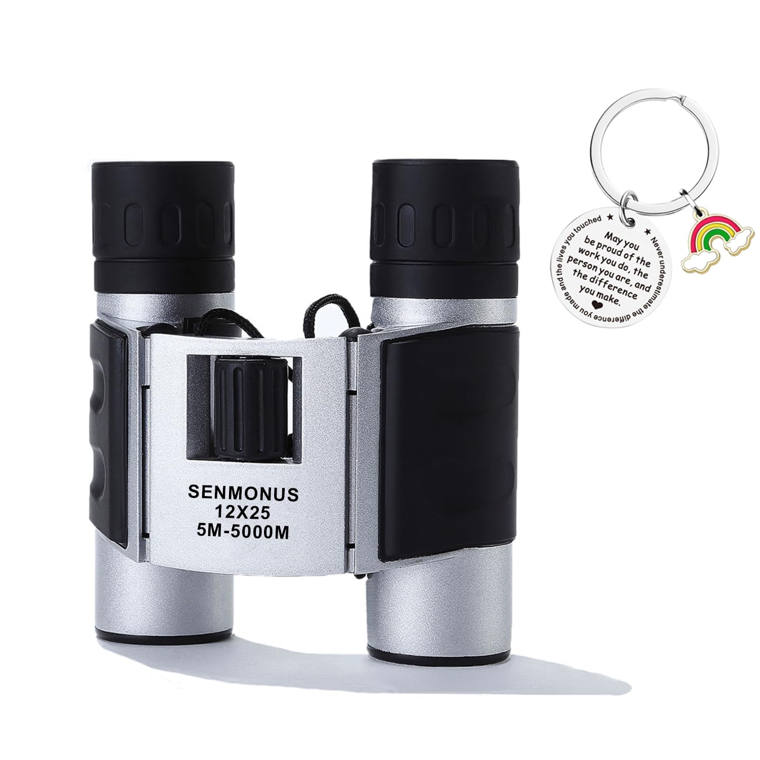 12X25 Small Compact Binoculars For Adults And Kids   Lightweight Mini Pocket Folding Binoculars Gift For Men Women Boys Bird Wat