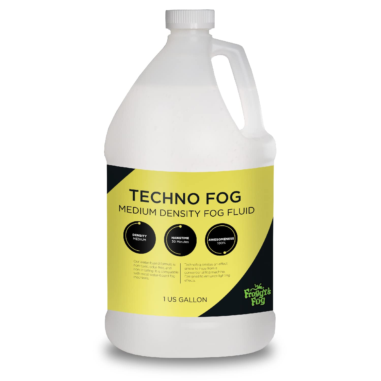 Froggy'S Fog Techno Fog Fluid, Premium Quality Fog Juice For Dj, Party, And Club Venues And Photography, 1 Gallon