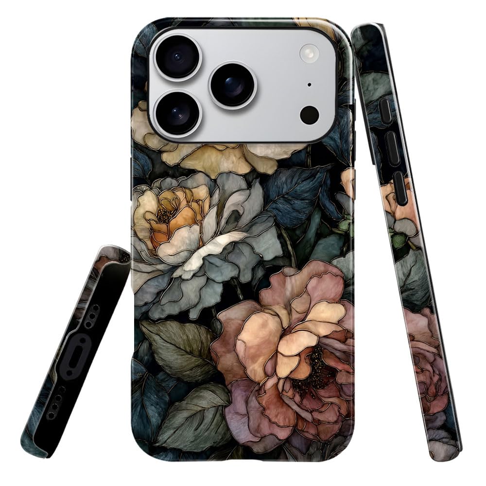 heindiy Compatible with iPhone 17 Pro Case,Glossy Case All-Round Protection Shockproof Anti-Scratches TPU Cover,Cases for Man Wo