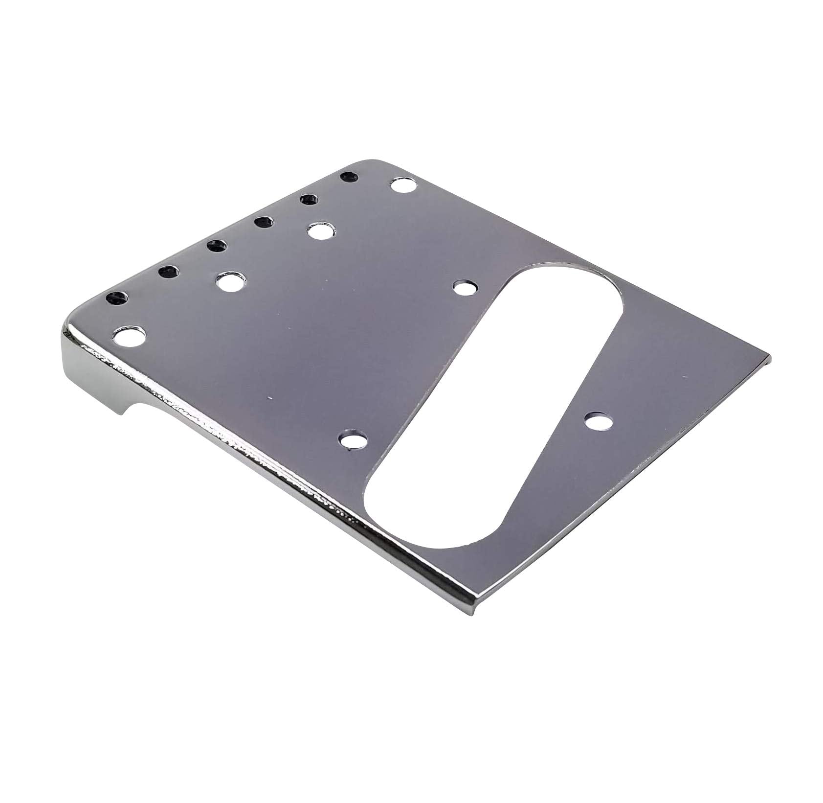 Telecaster Chrome Bridge W/Compensated Brass Saddles & Cut-Down Sides For Fender Tele Guitar