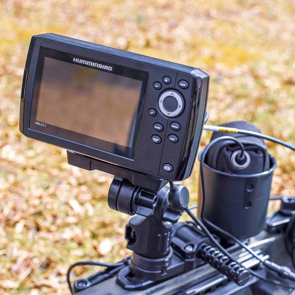 Yak Attack Track Mounted Locknload Mount Compatible With Humminbird Helix