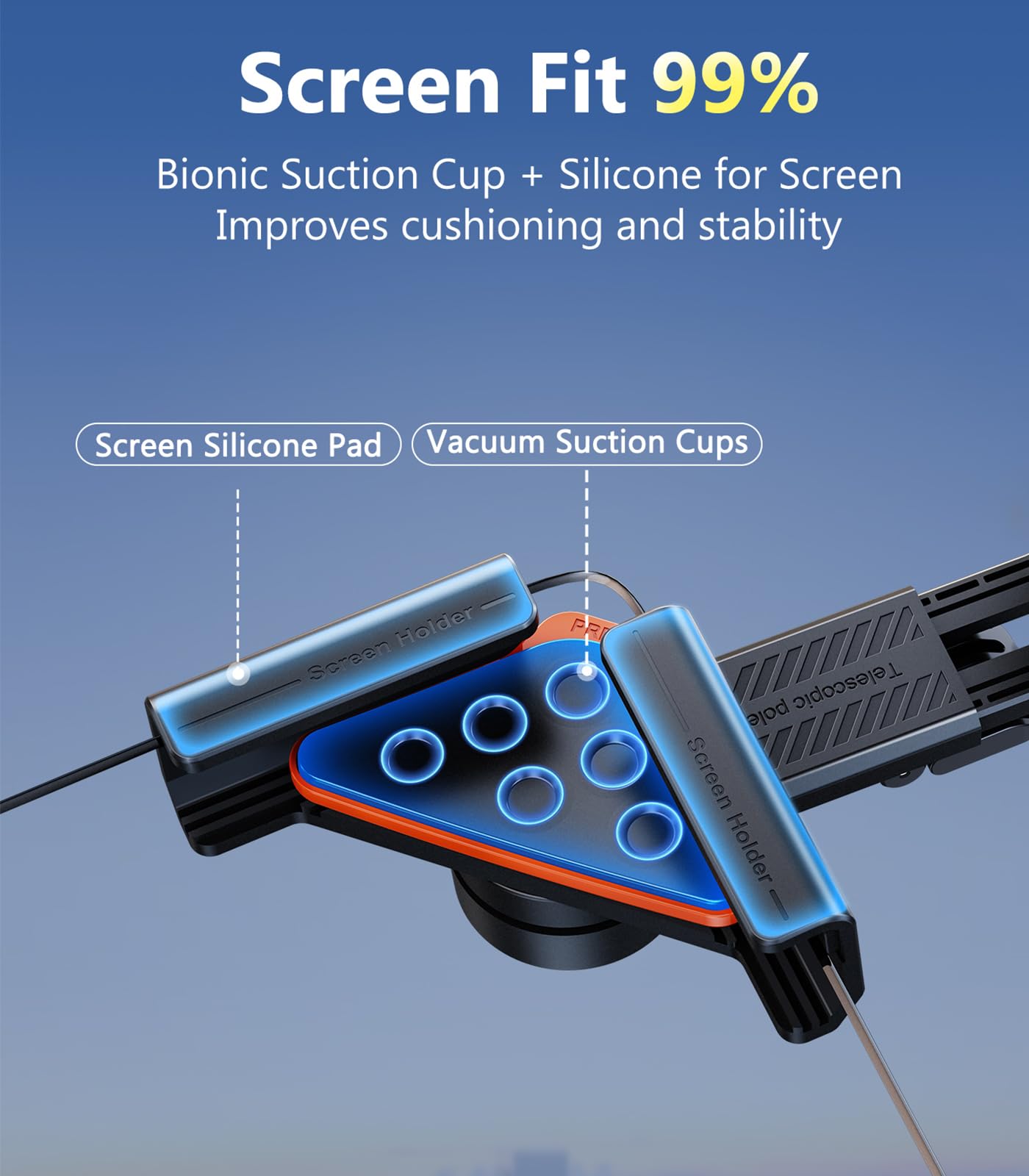 Dicmky Tesla Phone Mount For Tesla Model Y/3 2026 2025 2024 2023 2022 2021, 360Swivel Car Accessories For Tesla Screen Clip Phon