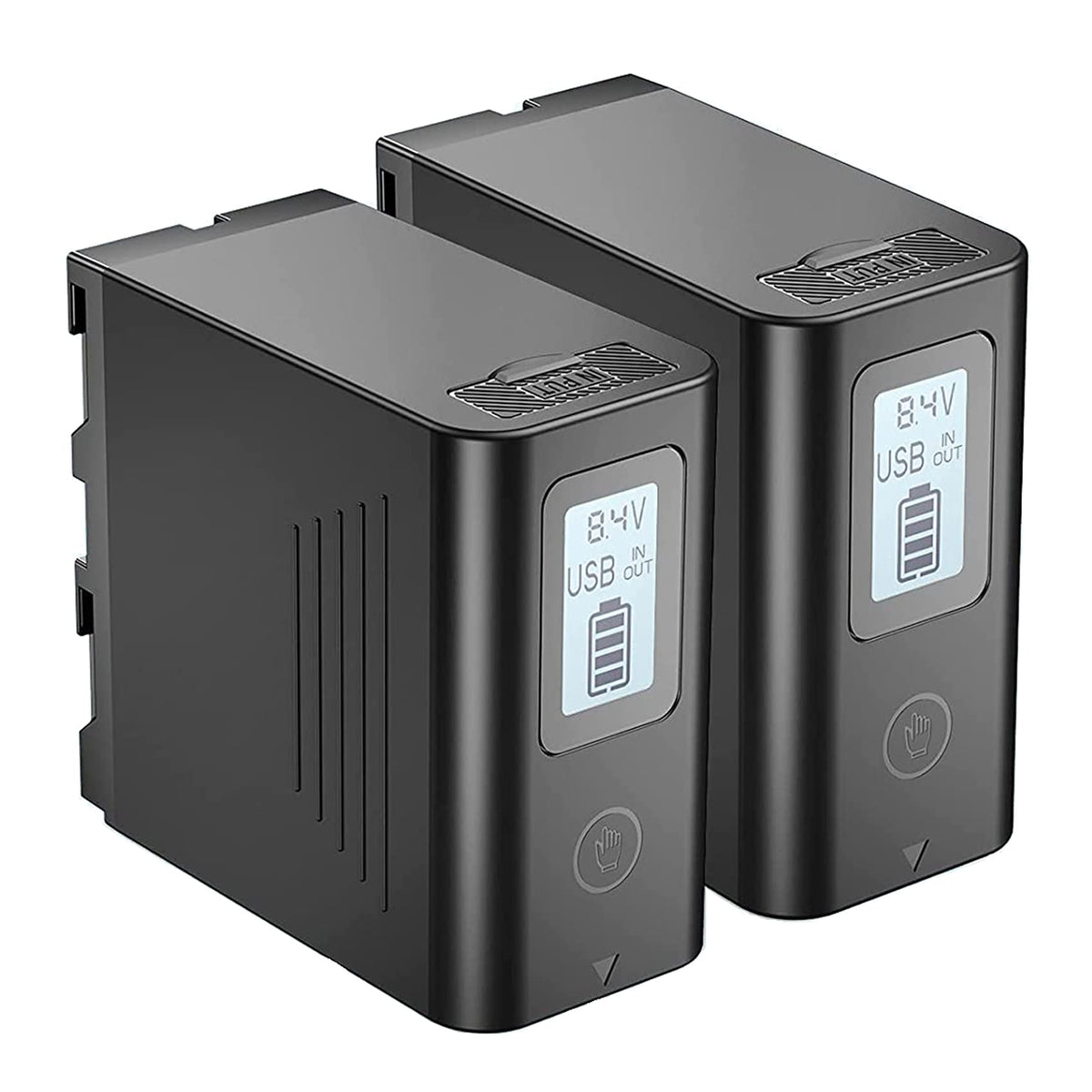 Jyjzpb 2 Pack Np-F970 Replace Battery For Sony Np-F970 Np-F960 Np-F950 Np-F930 Np-F550 Np-F530 Np-F570 Battery And Sony Handycam