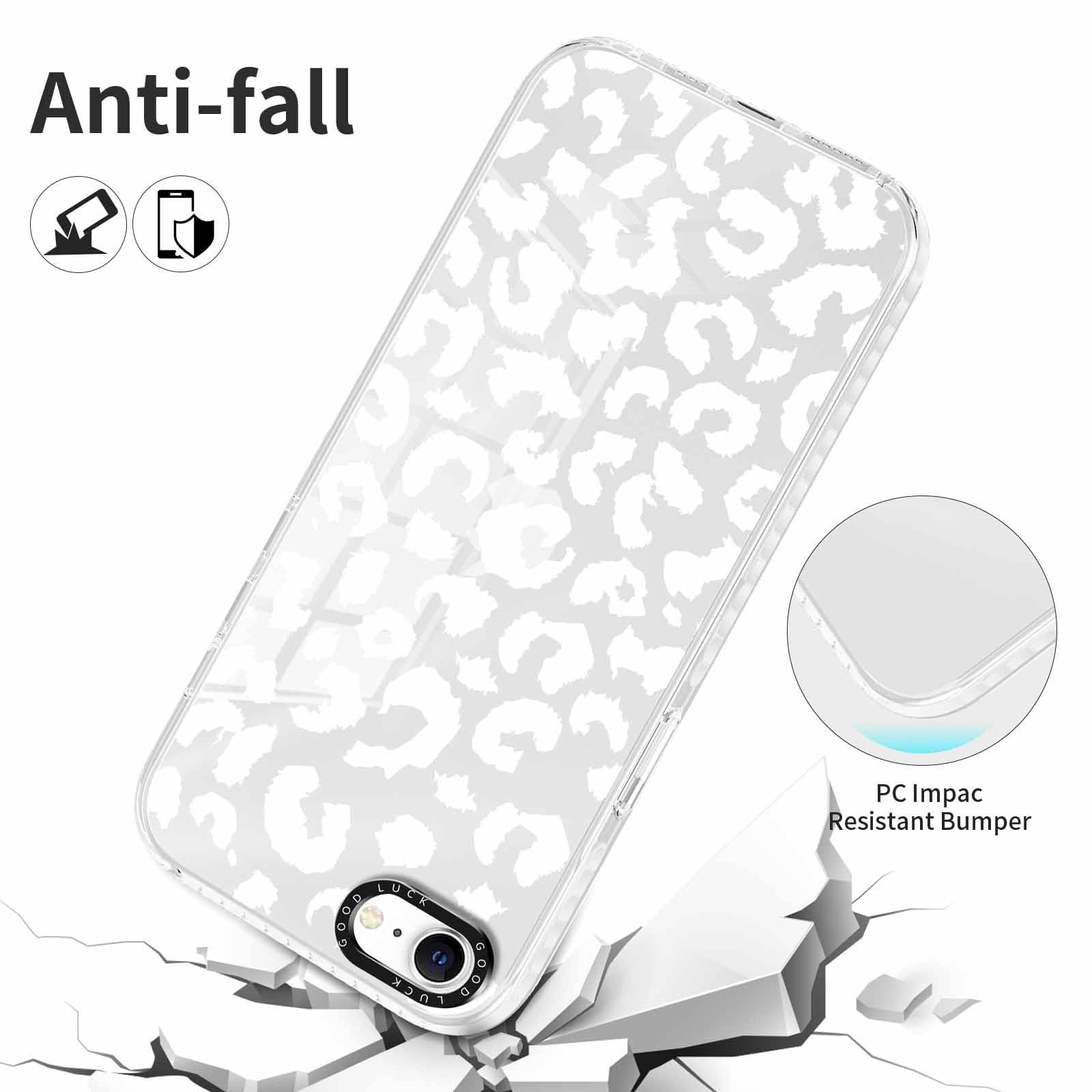 Rumdey 2 Pack Clear Bow Phone Case For Iphone 7/8 / Se 2020 / Se 2022 4.7 Inch, Cute Aesthetic Pattern Design Protective Soft Sl