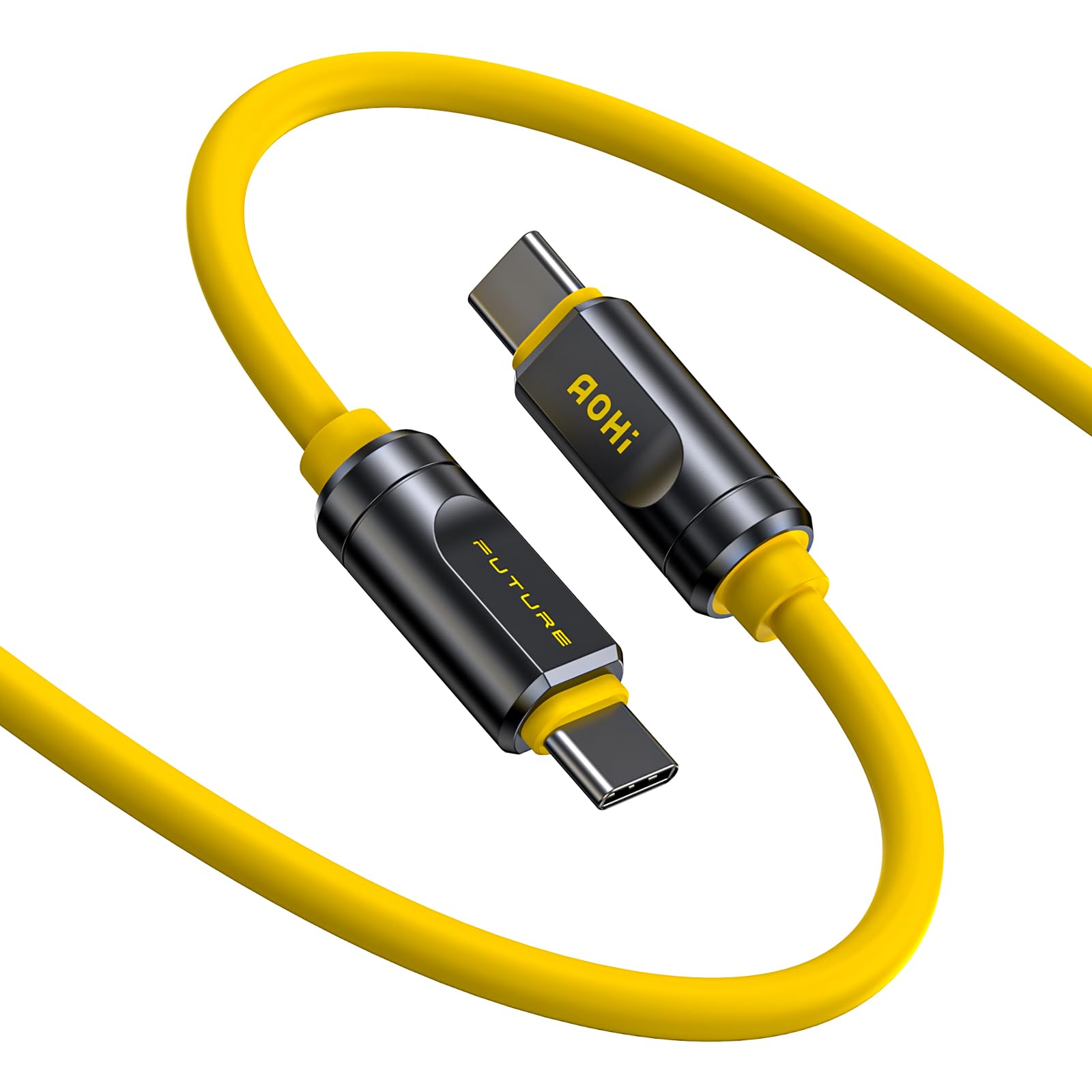 AOHI 80Gb/s USB4 2.0 Cable 3.3FT with up to 120Gbps Bandwidth Boost Dual 8K/4K Display 240W PD 3.1 Fast Charging The Future Adon